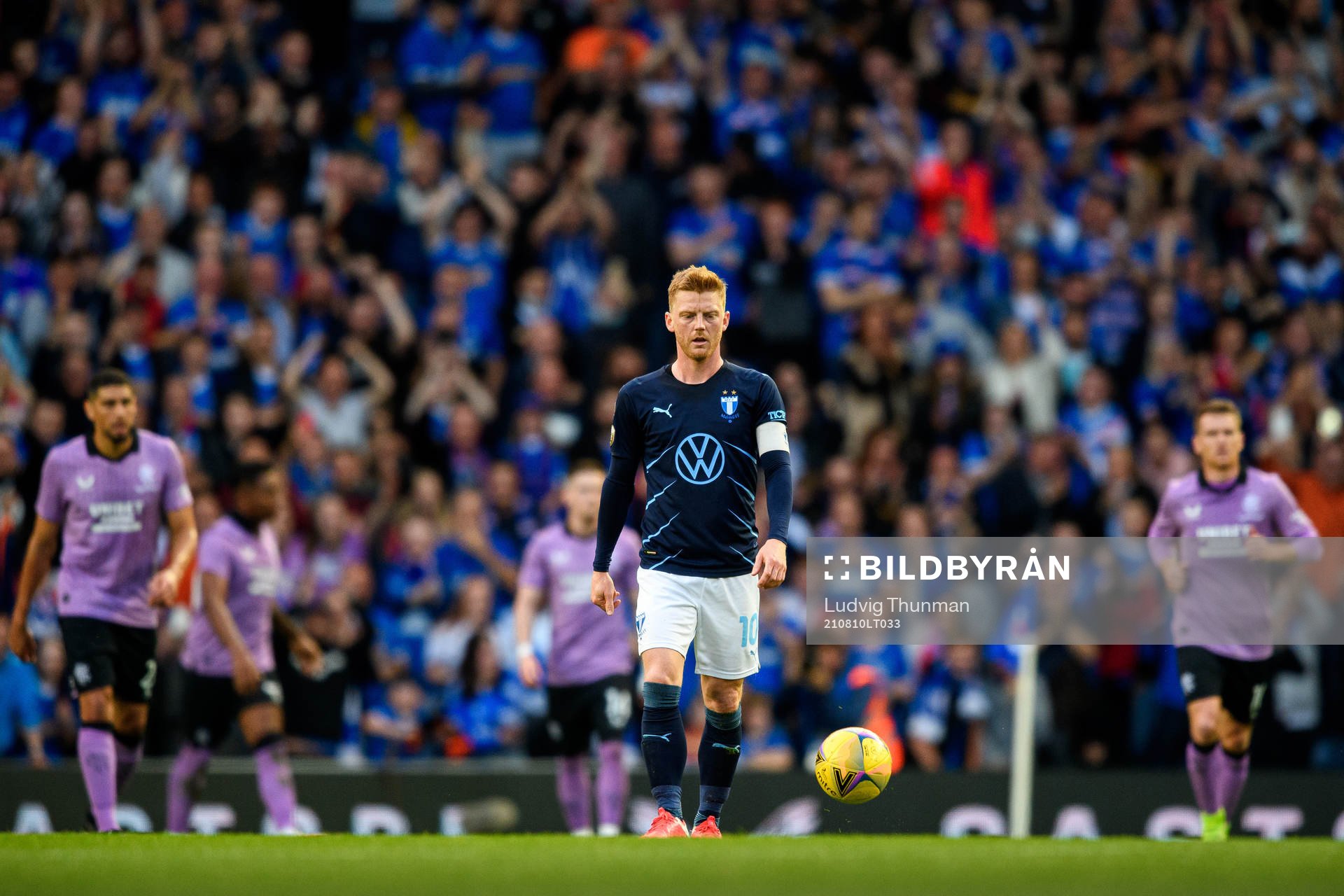Anders Christiansen of Malmö FF looks dejected