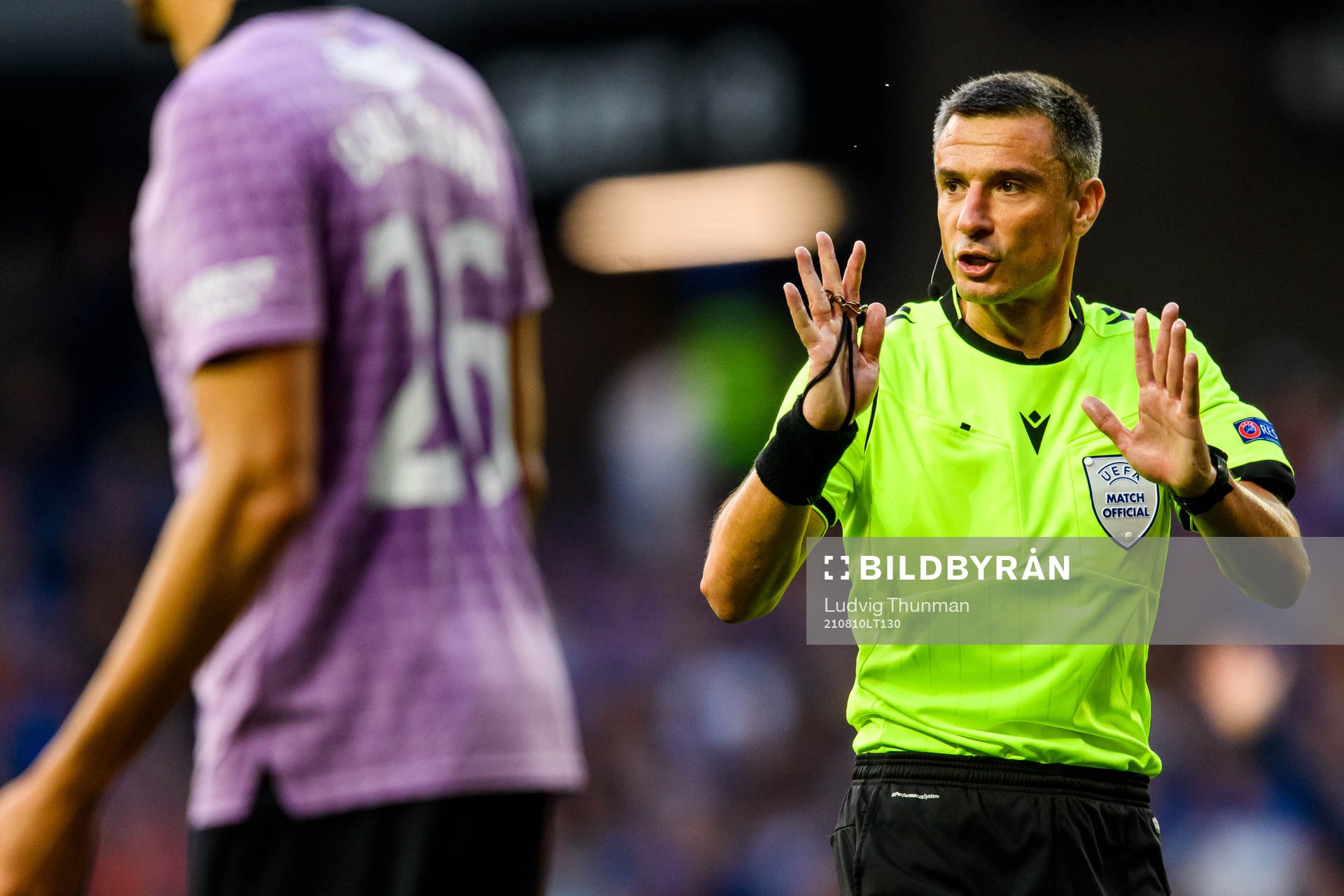 Referee Slavko Vincic