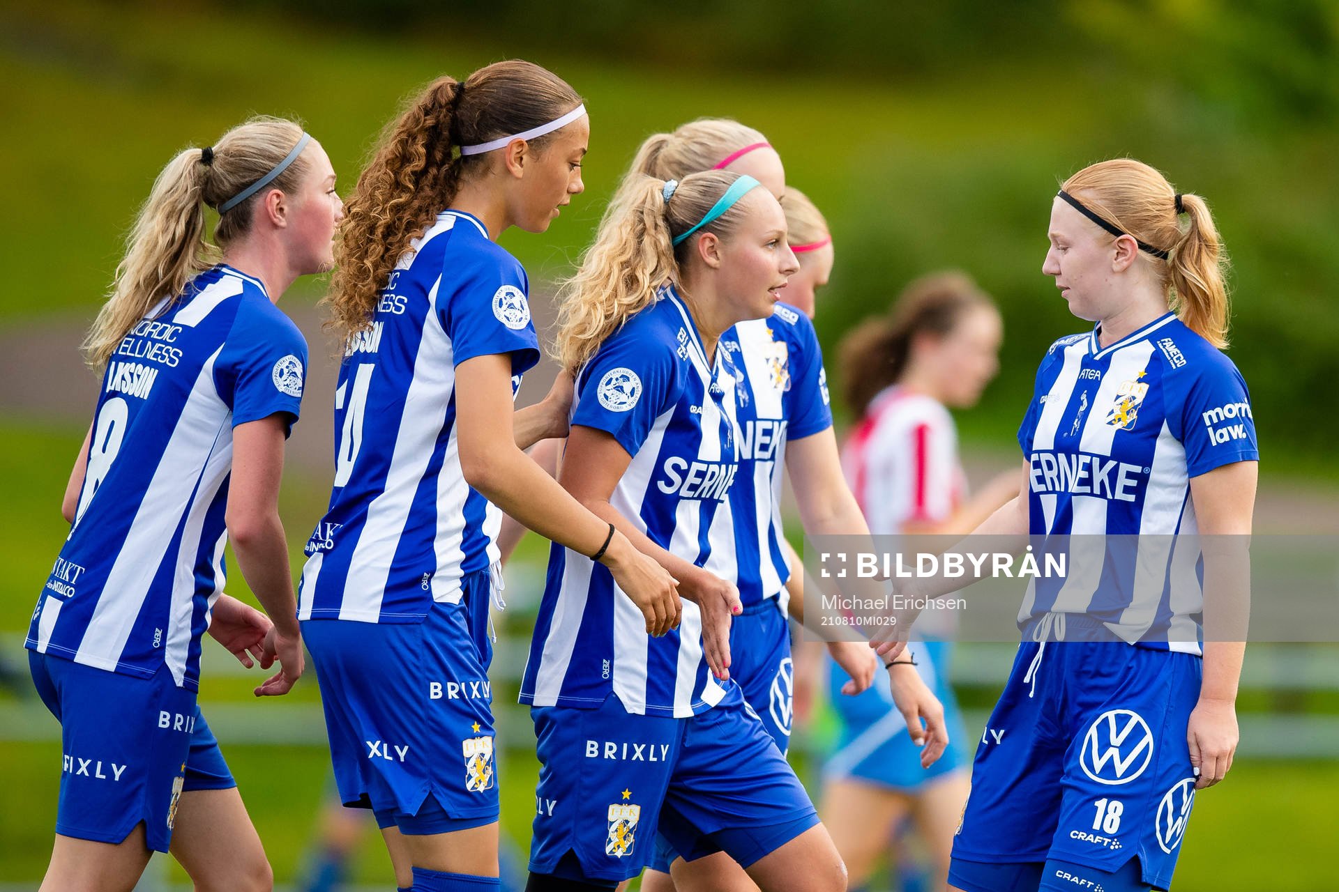 IFK Göteborgs Filippa Hopkins jublar med lagkamrater