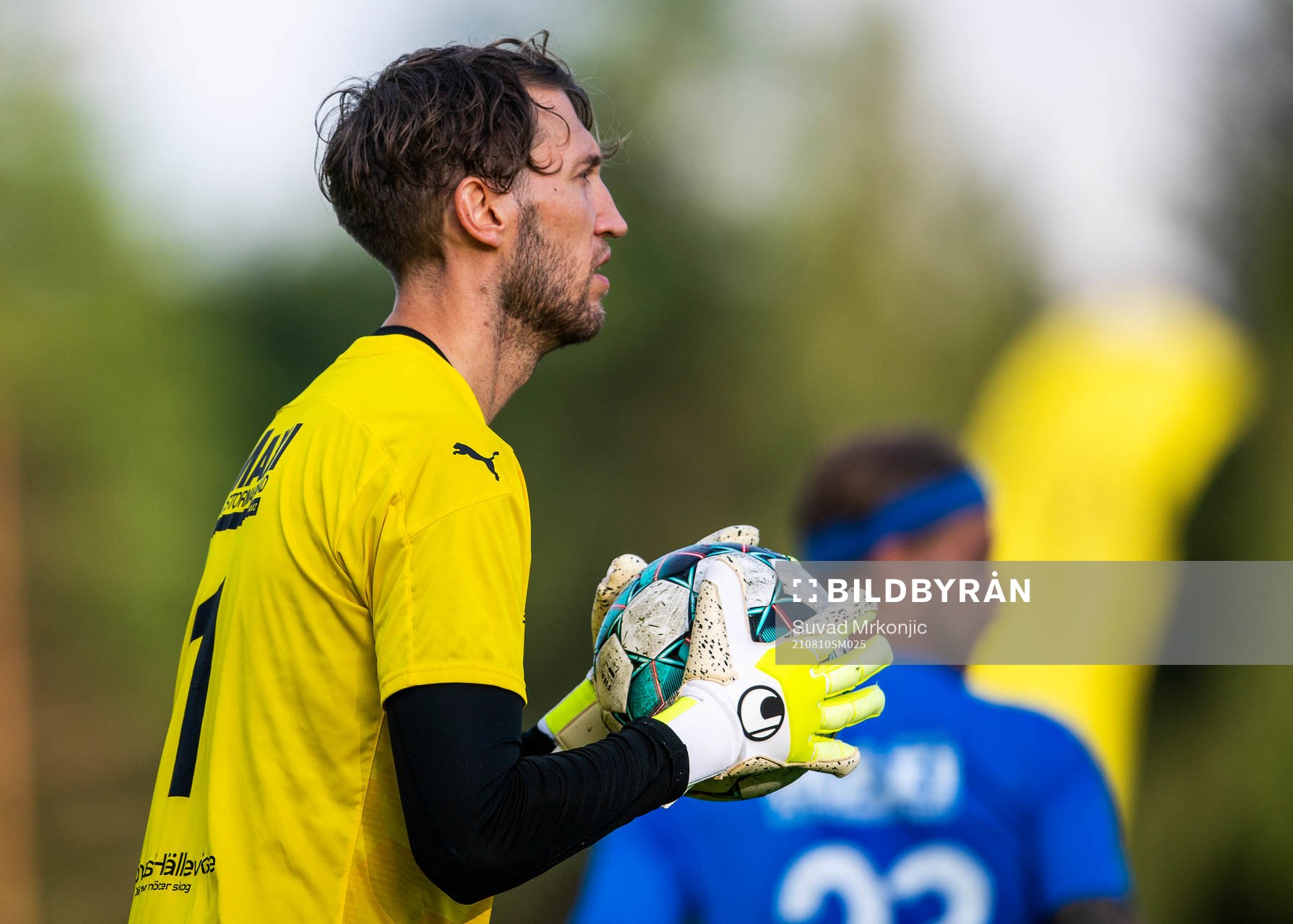 Älmhults målvakt Linus Lindfors