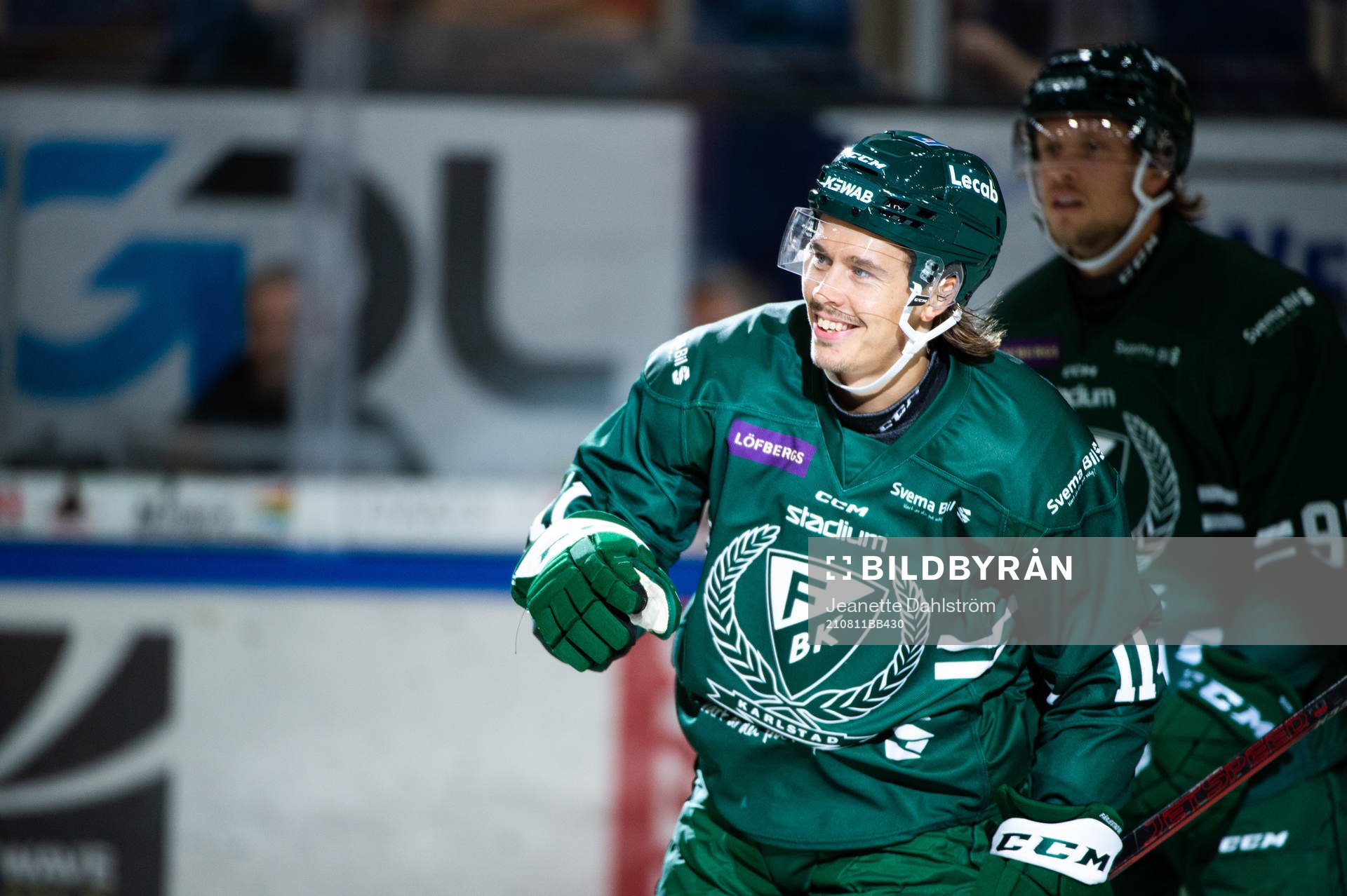 Färjestads Joakim Nygård  jublar