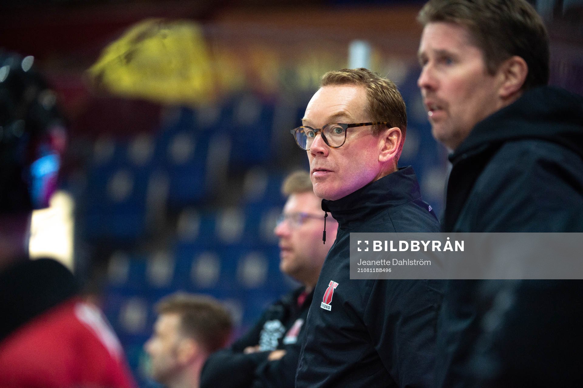 Örebros tränare Niklas Erikssonunder  träningsmatchen