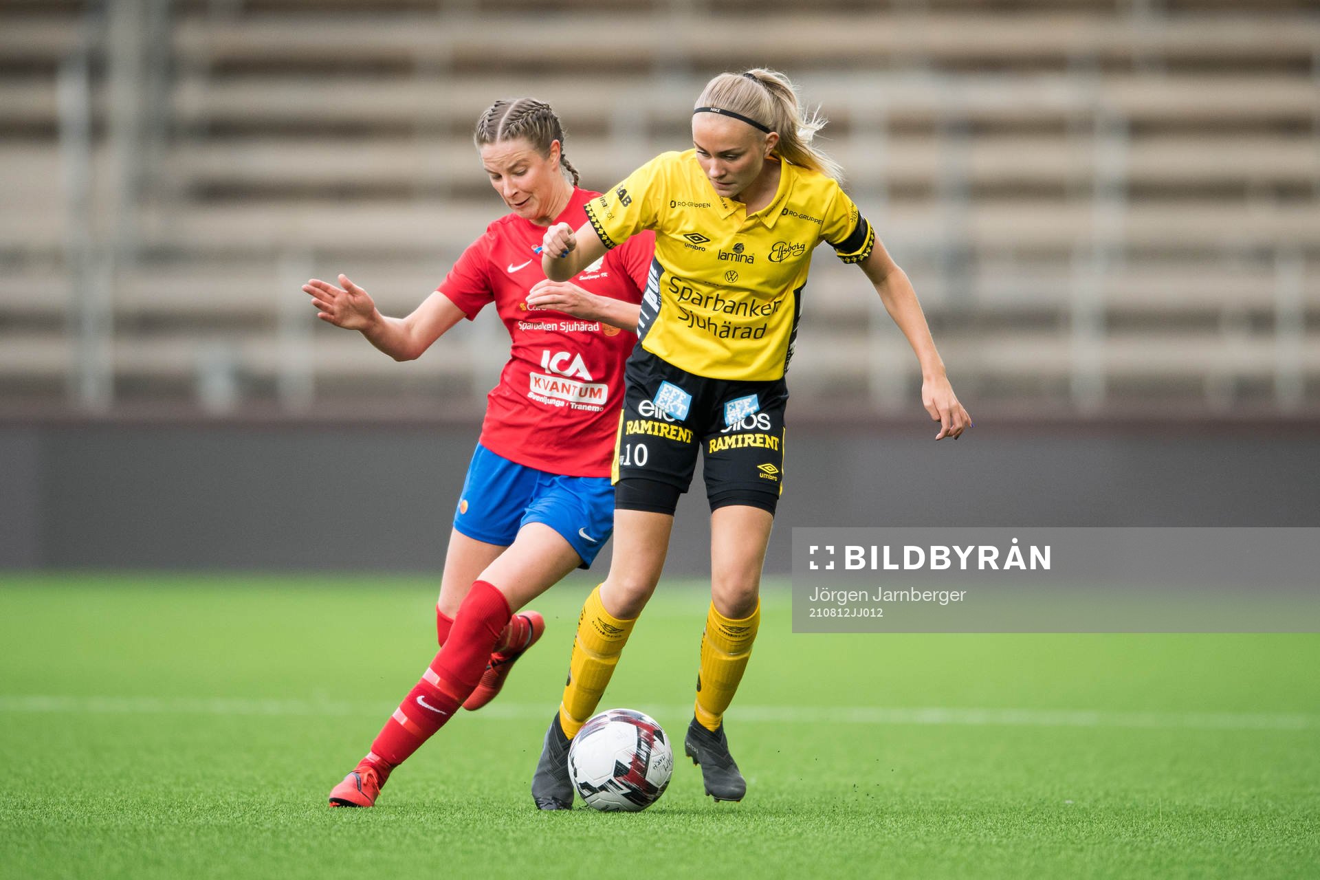 Svenljungas Kristina Mellberg och Elfsborgs Matilda