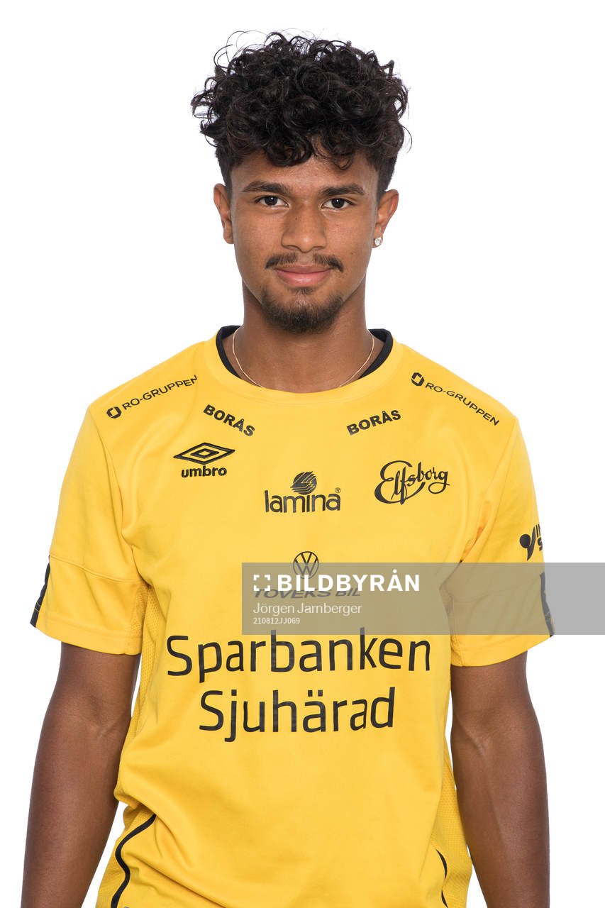 Andrés Lindberg Elfsborg U17 poserar för porträtt den 12 augusti 2021 i Borås. 