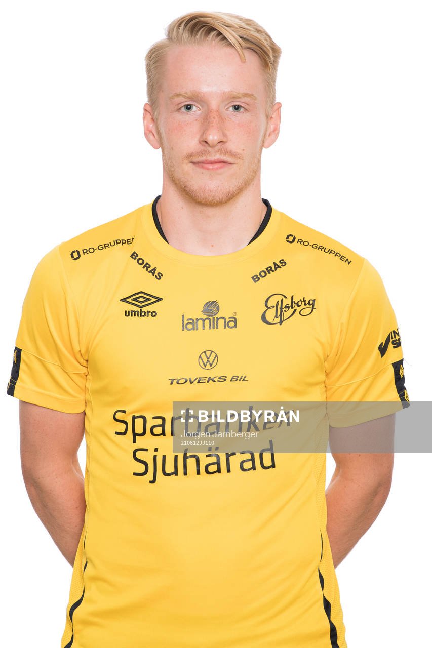 Otto Gustafsson Elfsborg U19 poserar för porträtt den 12 augusti 2021 i Borås. 