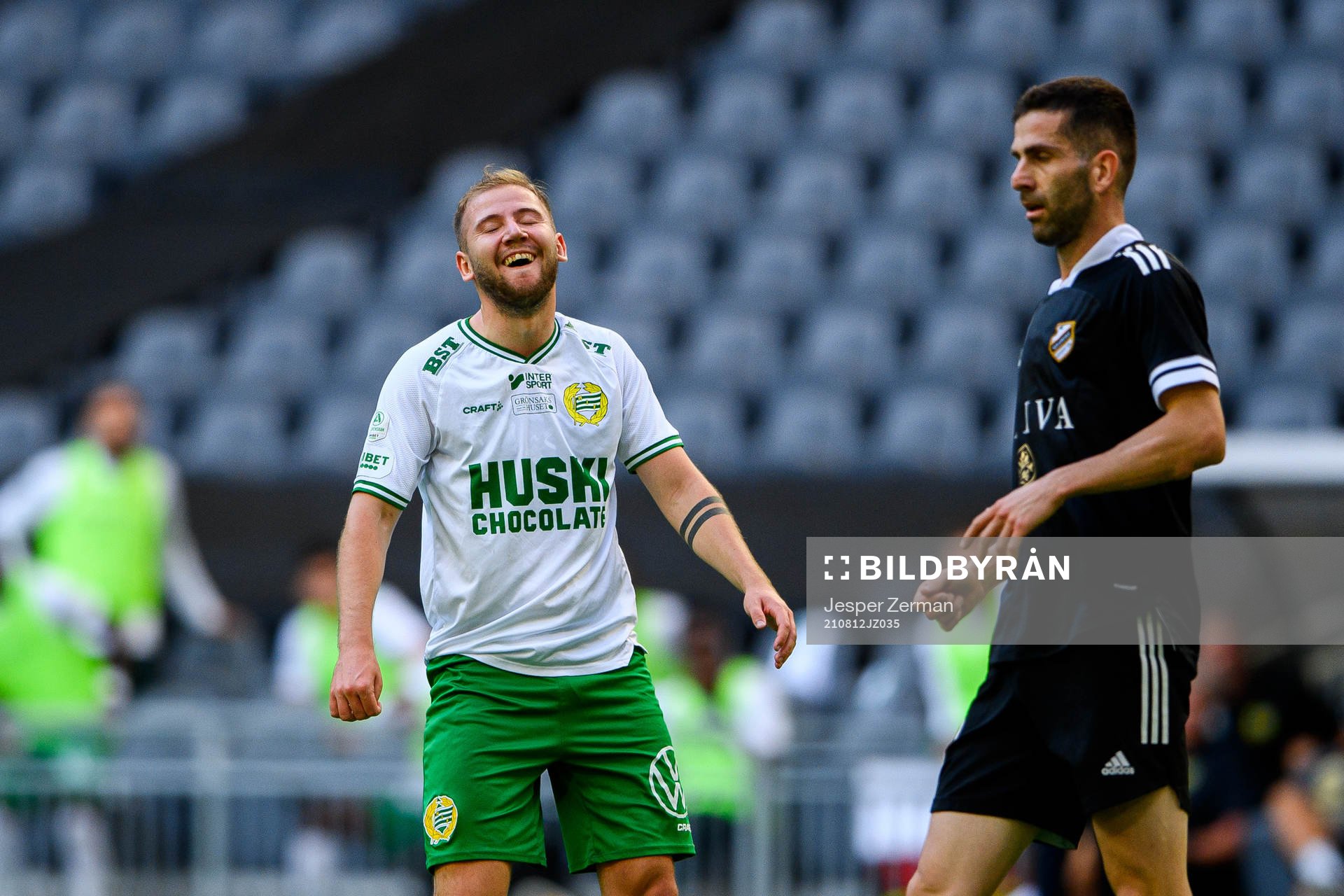 Darijan Bojanic of Hammarby looks dejected