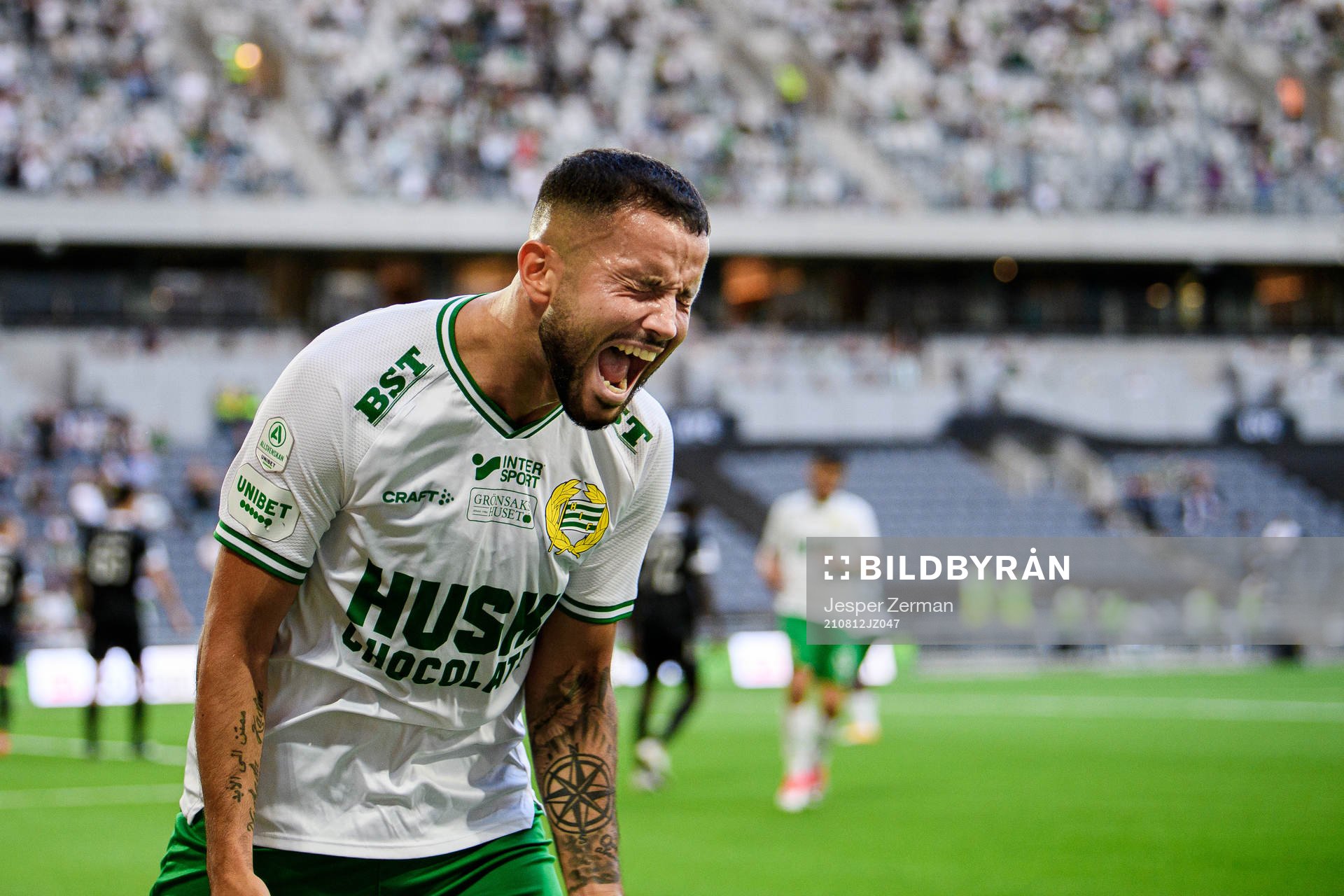 Mohanad Jeahze of Hammarby reacts