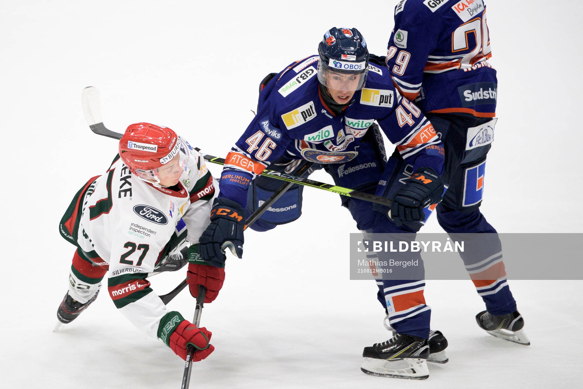 Frölundas Teodor Niederbach och Växjös Viktor Hurtig