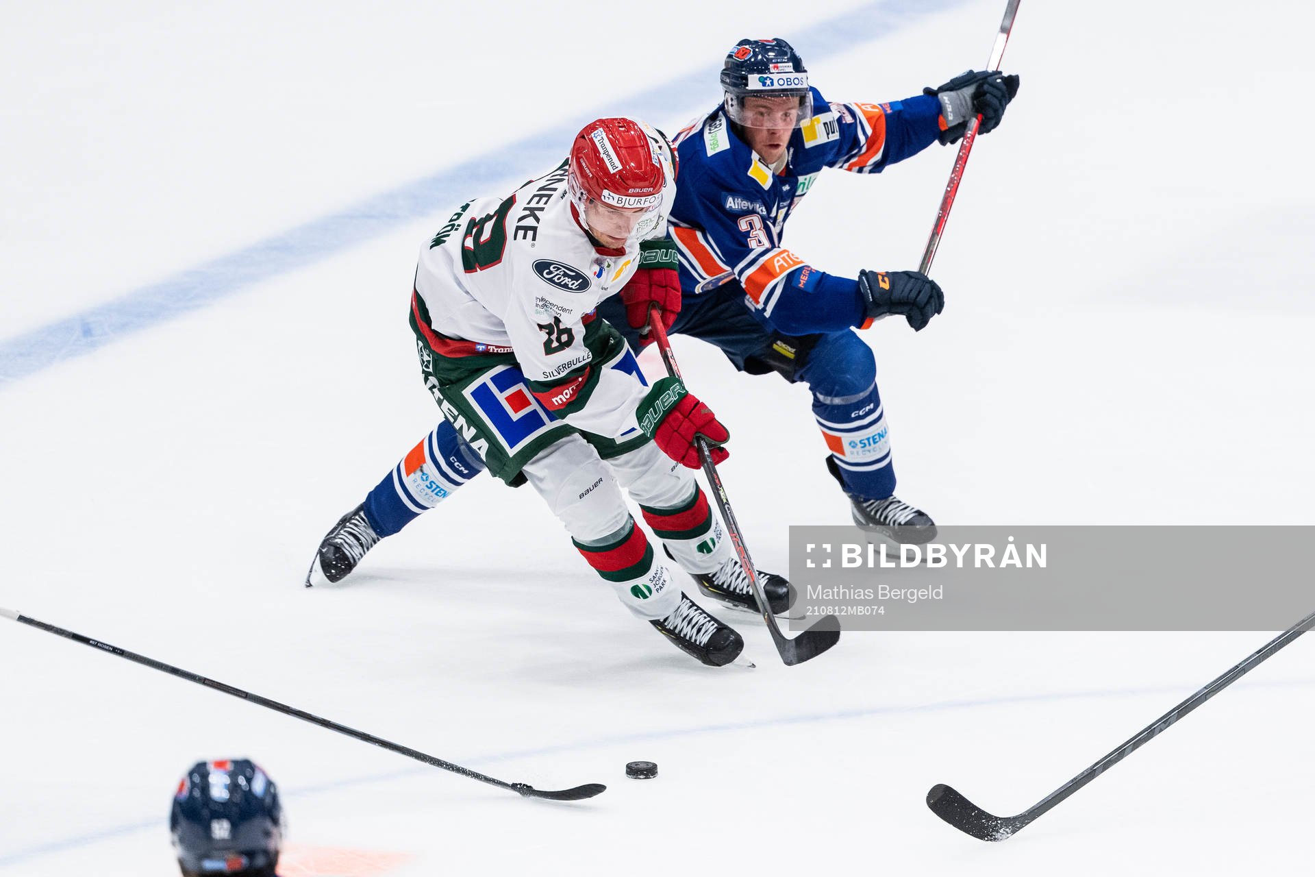 Frölundas Johan Sundström och Växjös Olle Lycksell