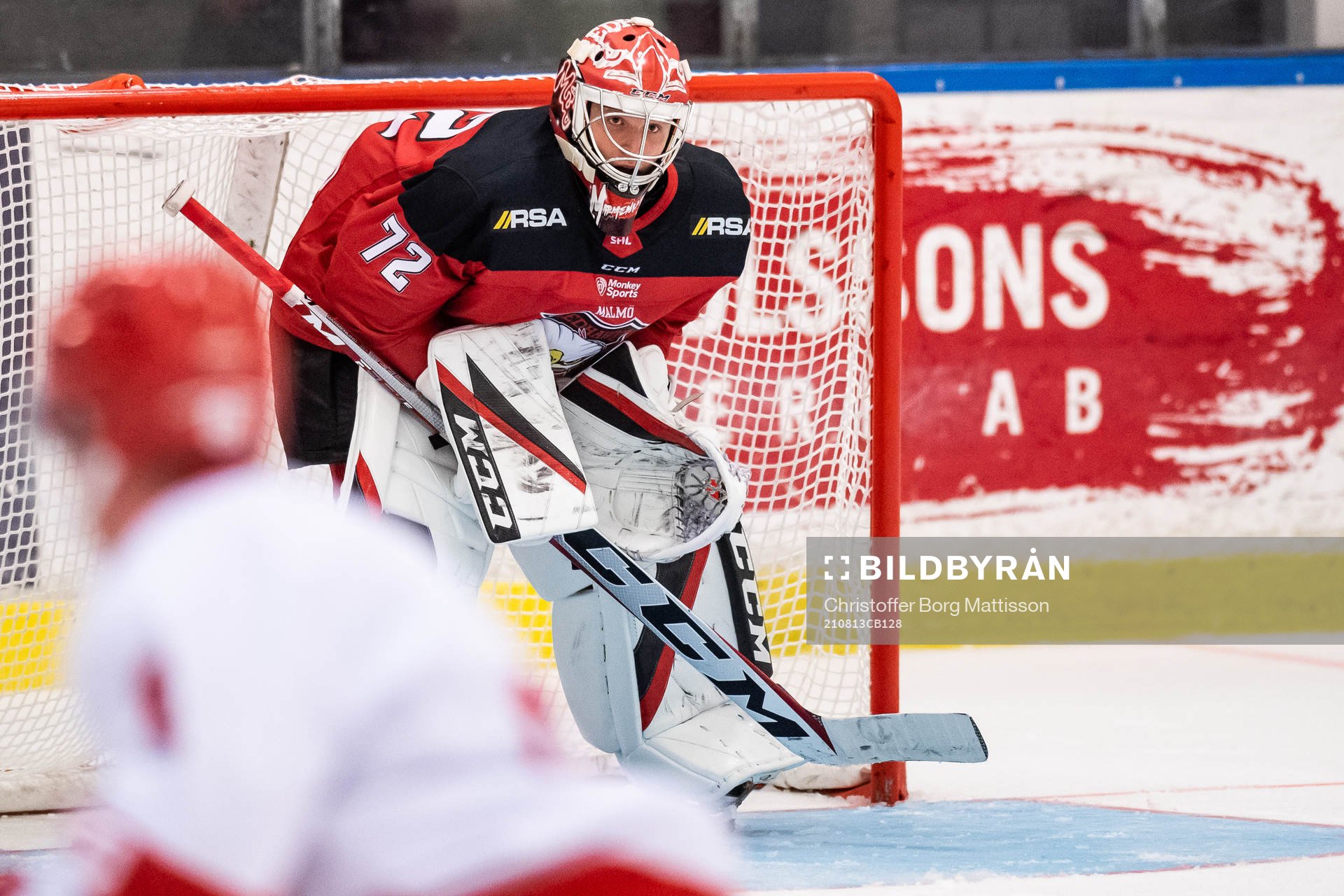Malmö Redhawks målvakt Daniel Marmenlind