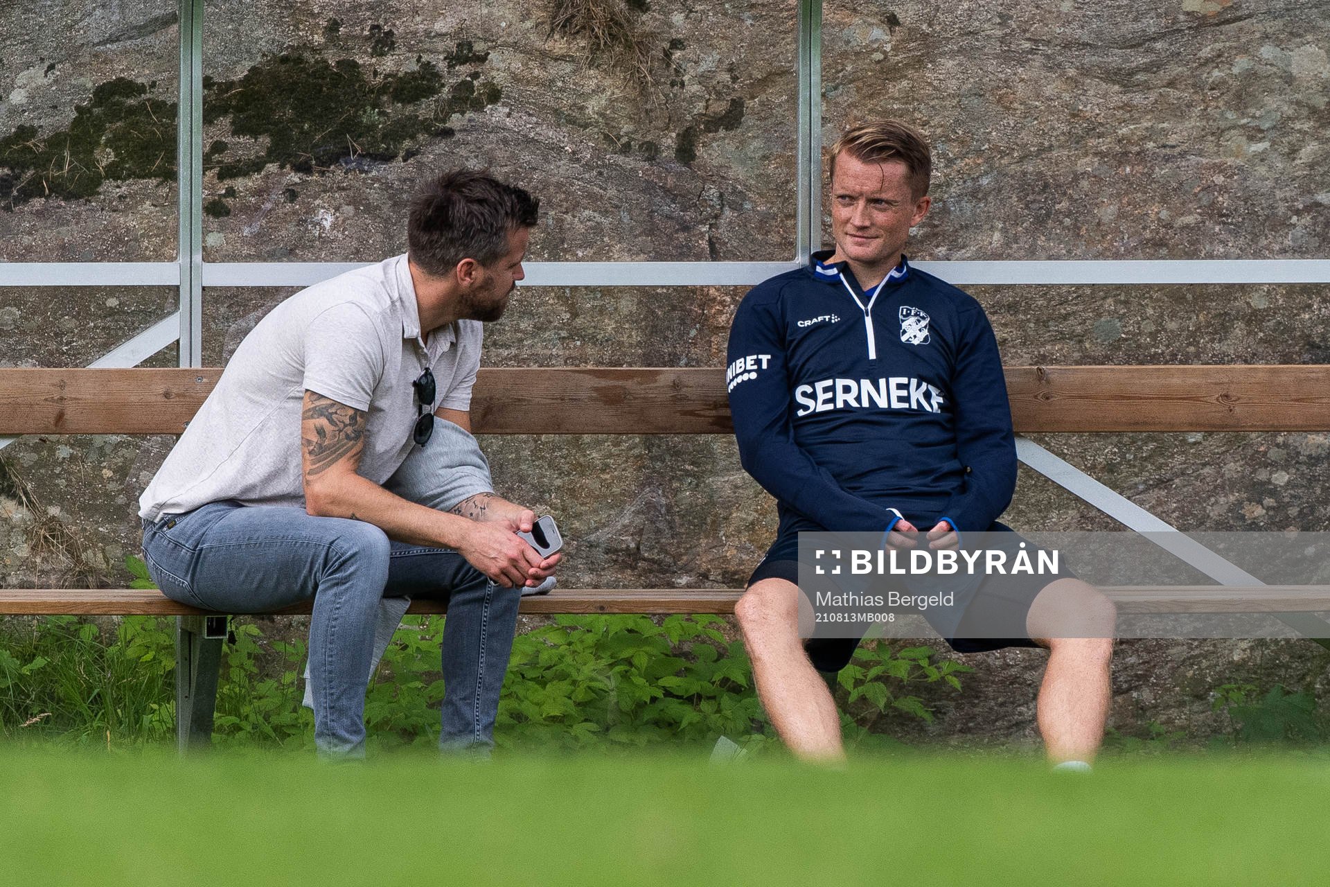 Sportchef Pontus Farnerud och Sam Larsson