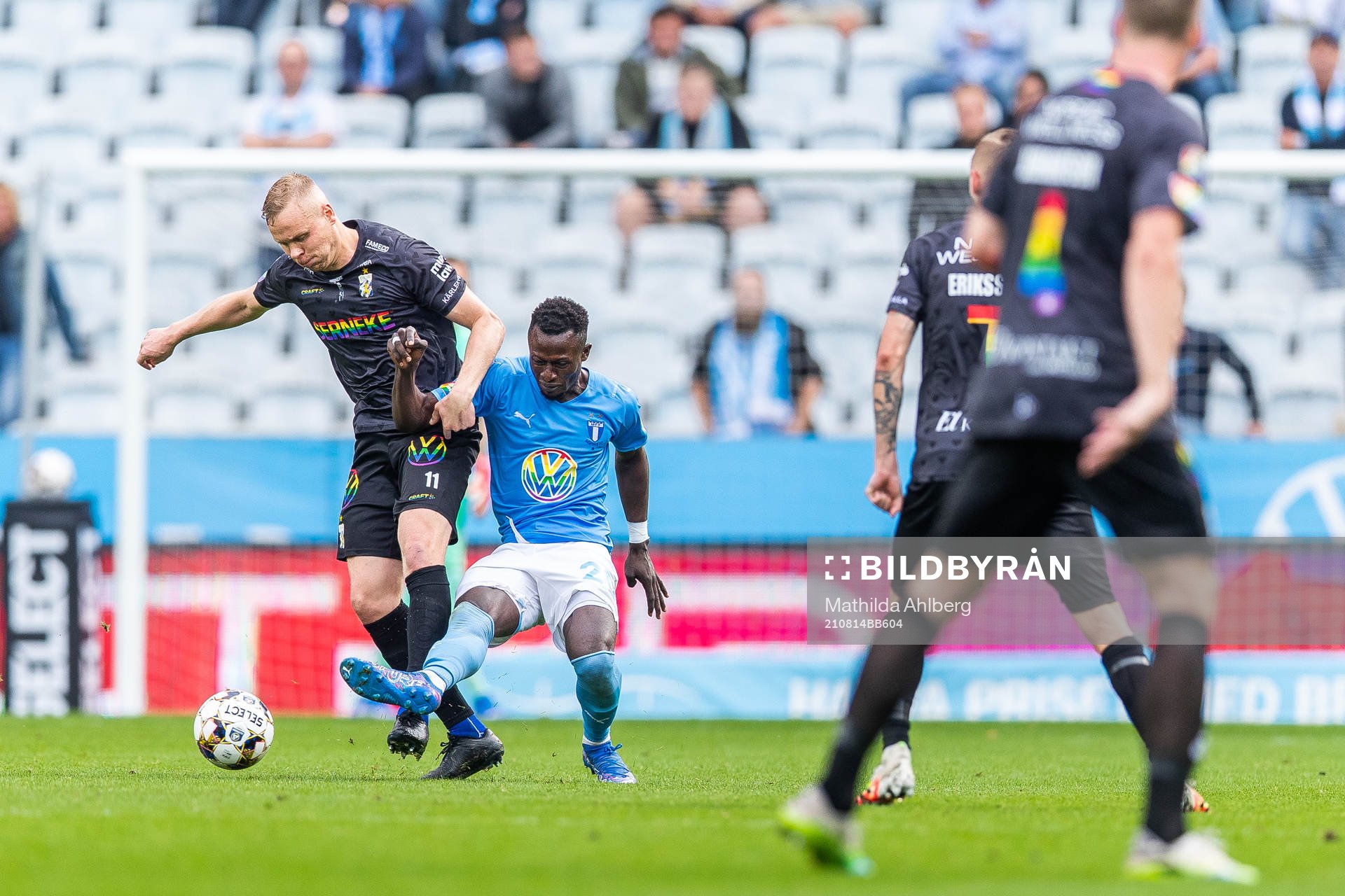 IFK Göteborgs Kolbeinn Sigthorsson och Malmö FFs Bonke