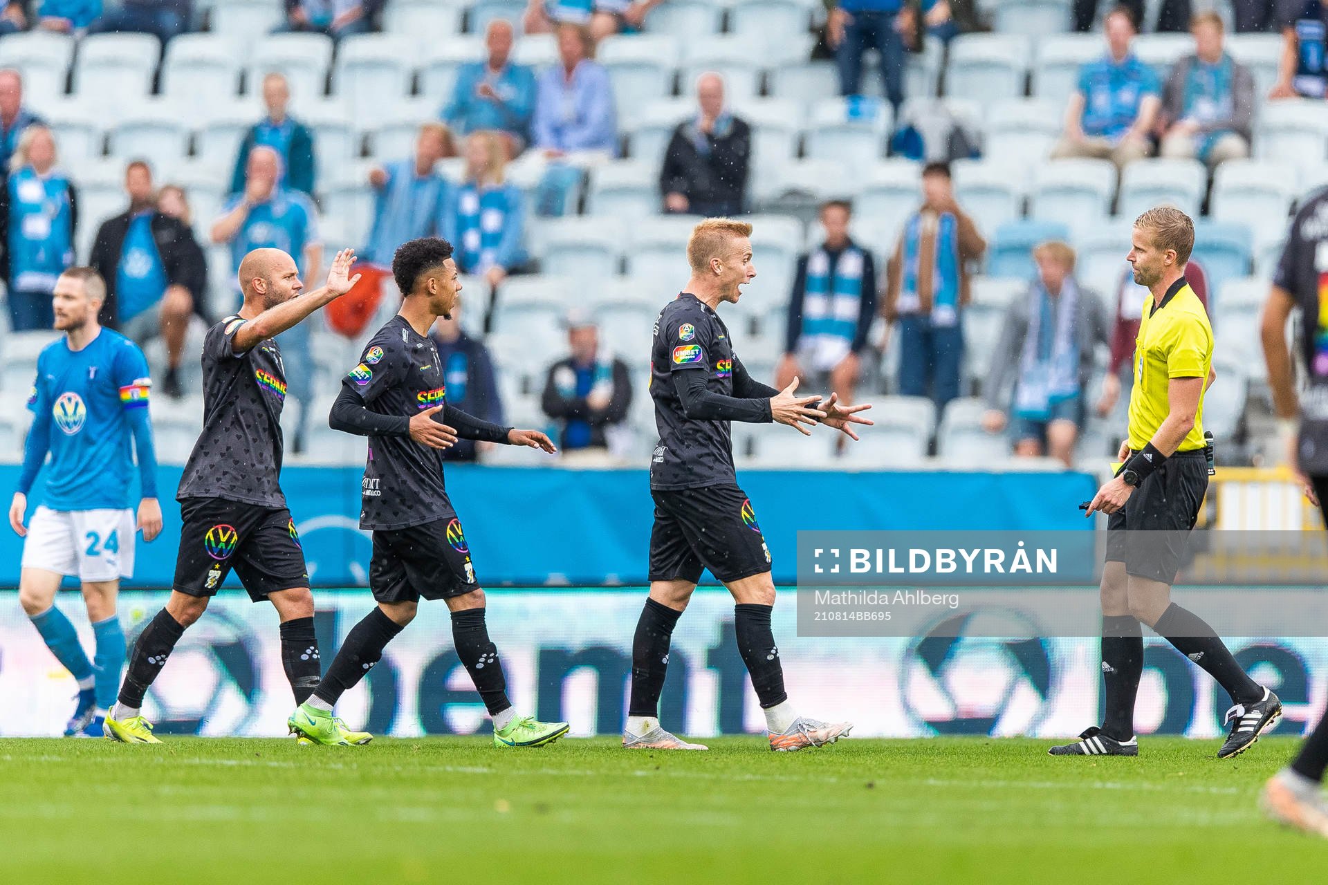 IFK Göteborgs Robin Söder, Alexander Jallow och Oscar
