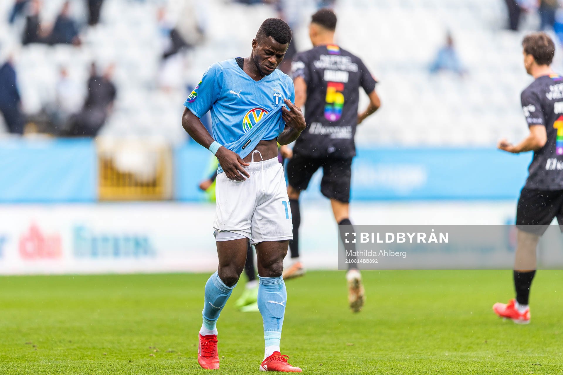 Malmö FFs Malik Abubakari deppar