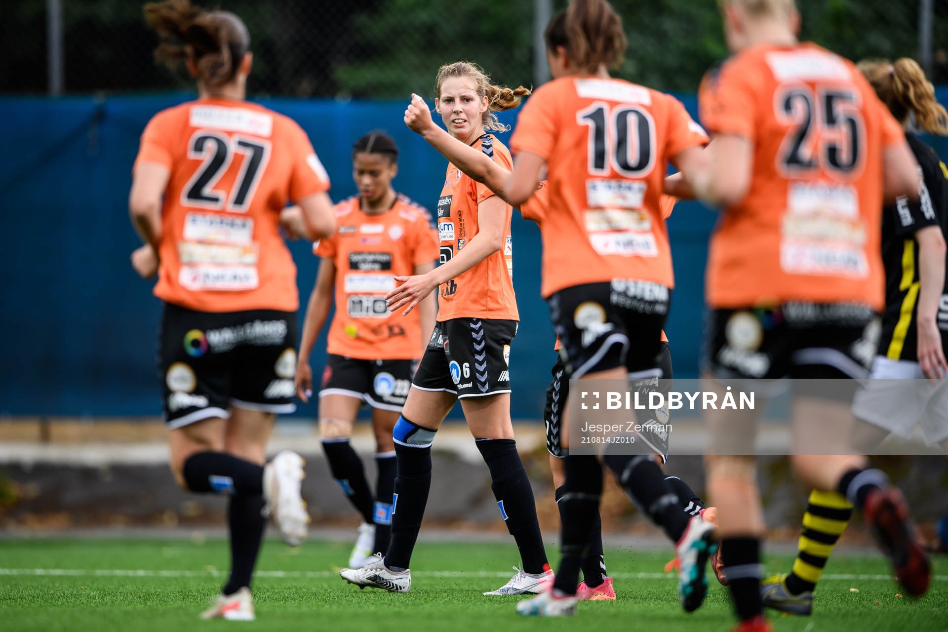 Kristianstads Amanda Edgren jublar