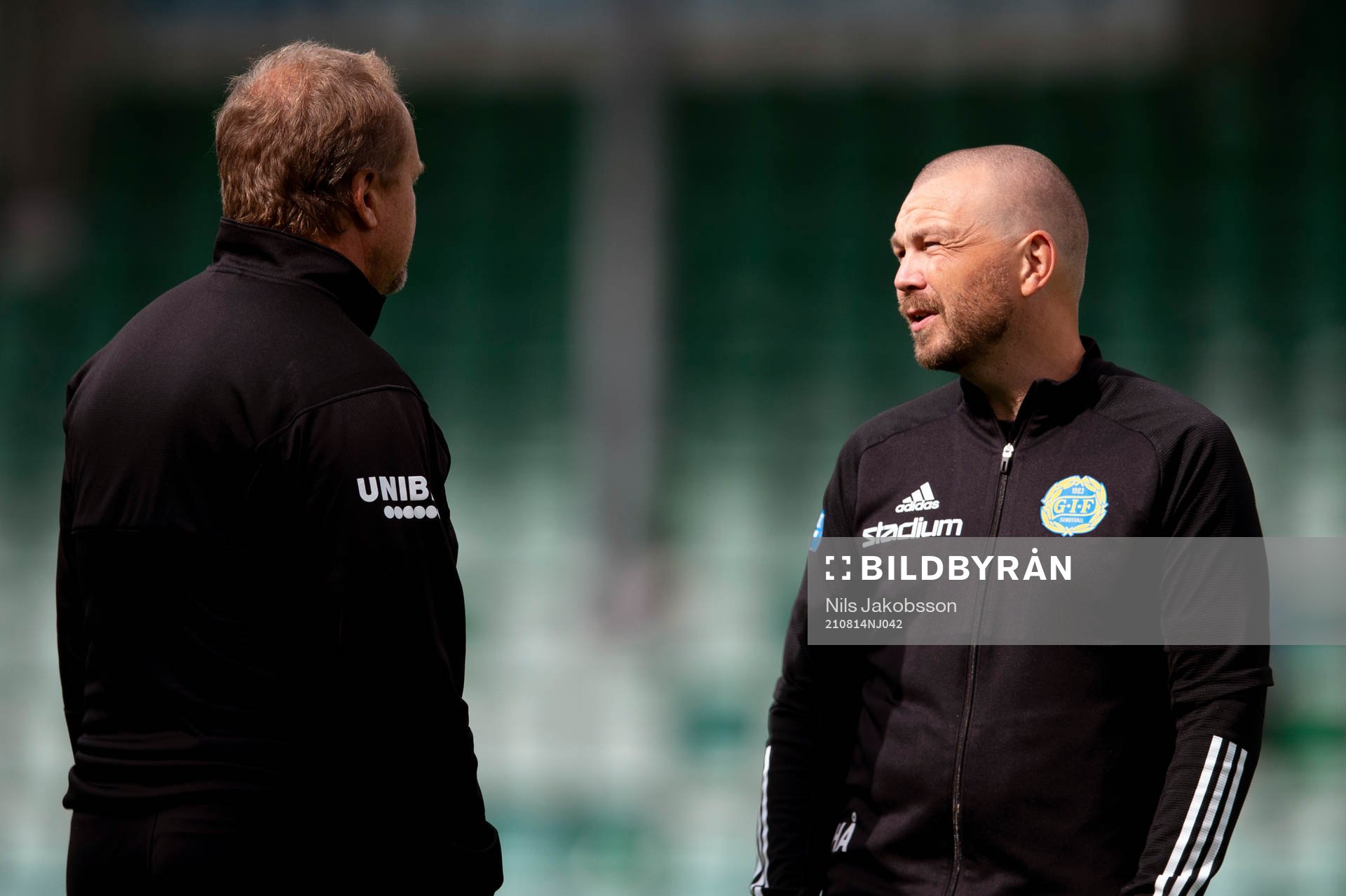 Värnamos tränare Jonas Thern och Sundsvalls tränare