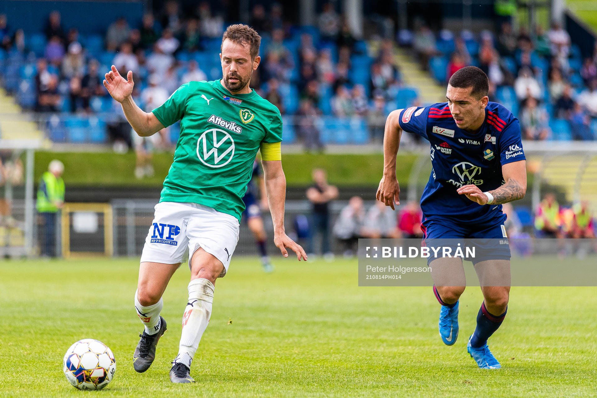 Jönköpings Fredric Fendrich och Östers Lucas Lima