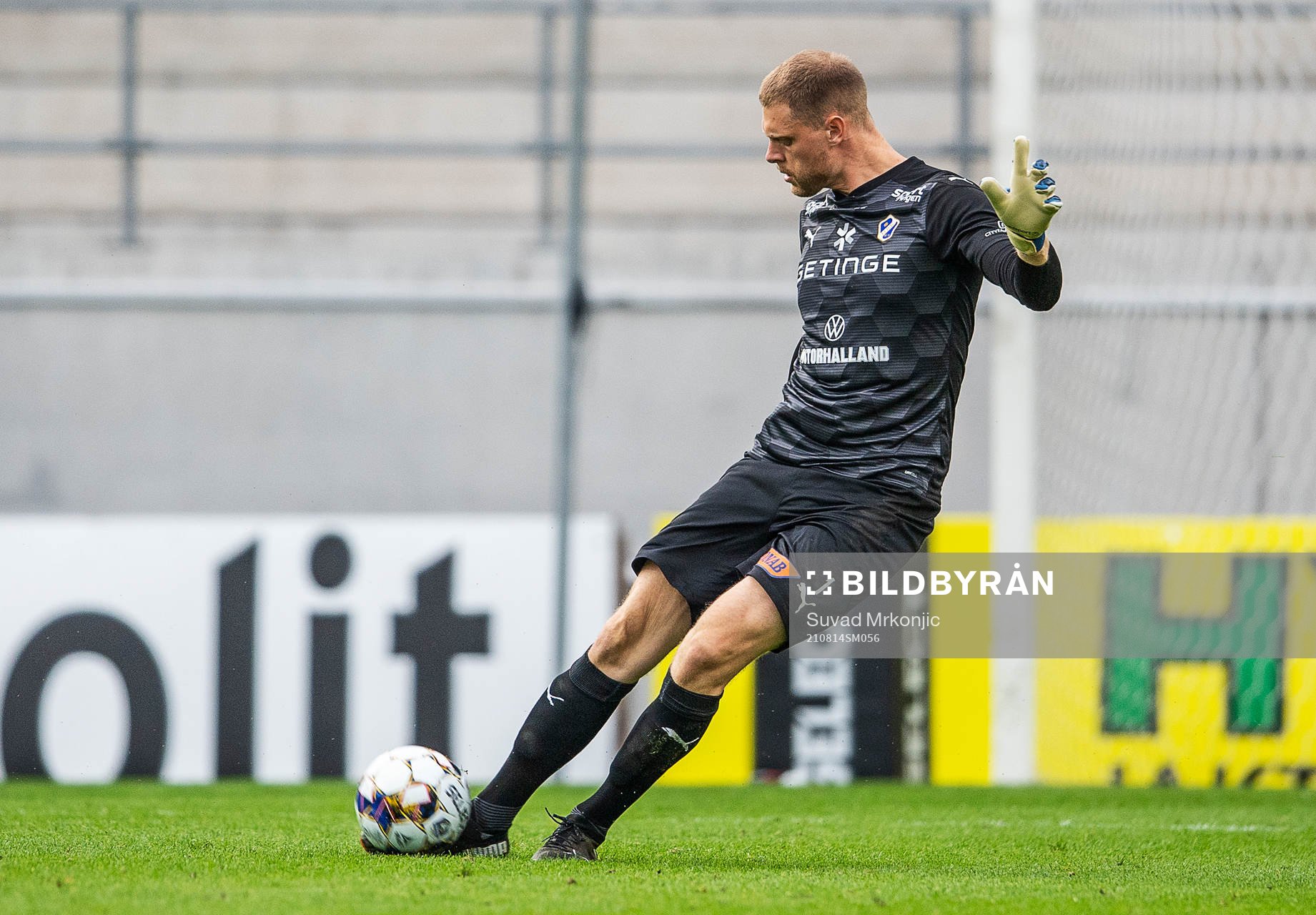 Halmstads målvakt Malkolm Nilsson Säfqvist