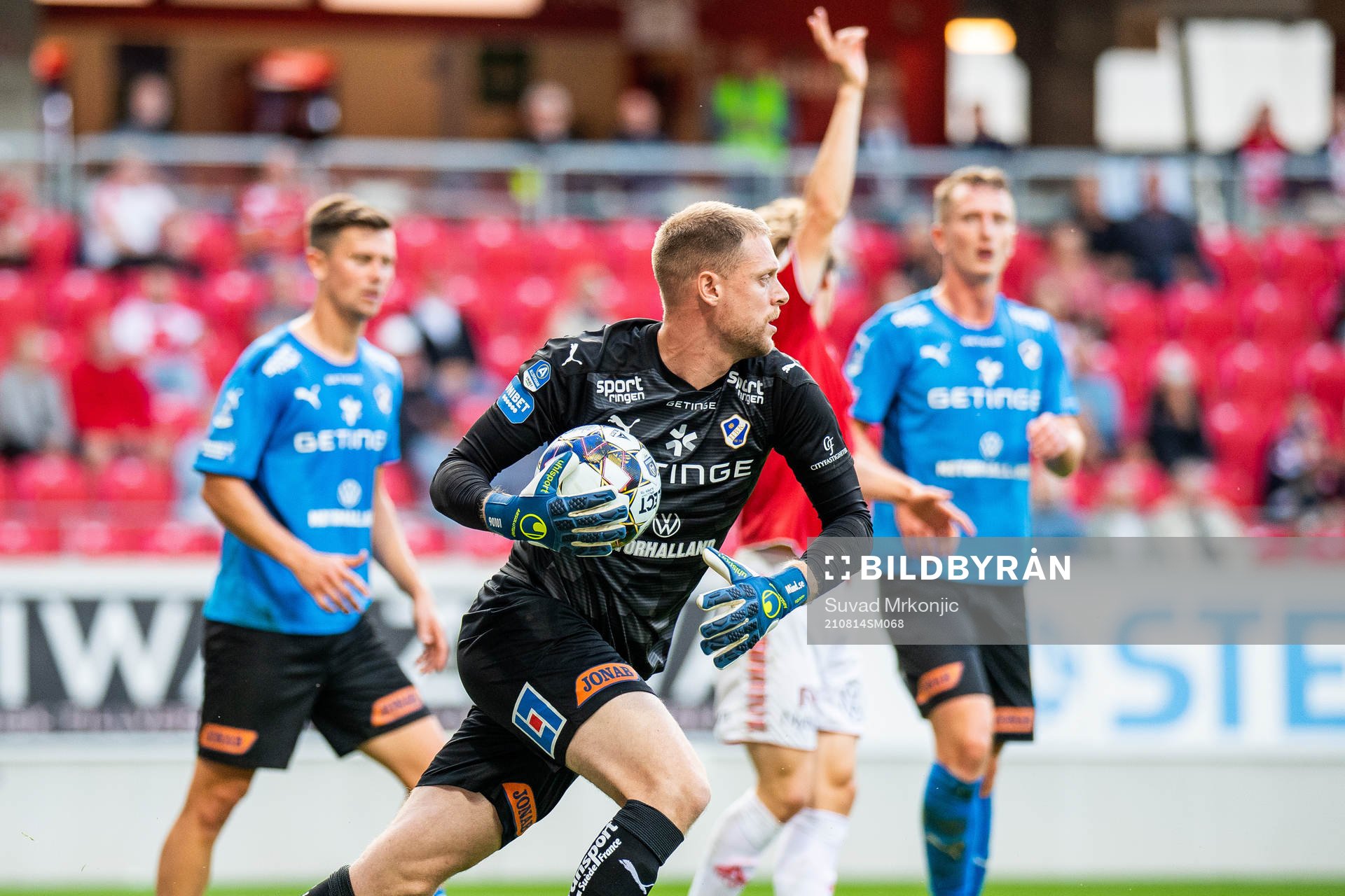 Halmstads målvakt Malkolm Nilsson Säfqvist