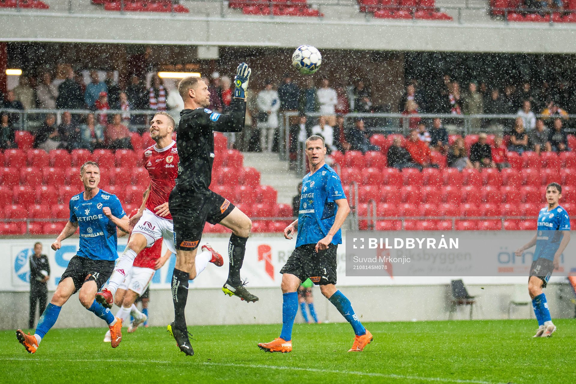 Halmstads målvakt Malkolm Nilsson Säfqvist
