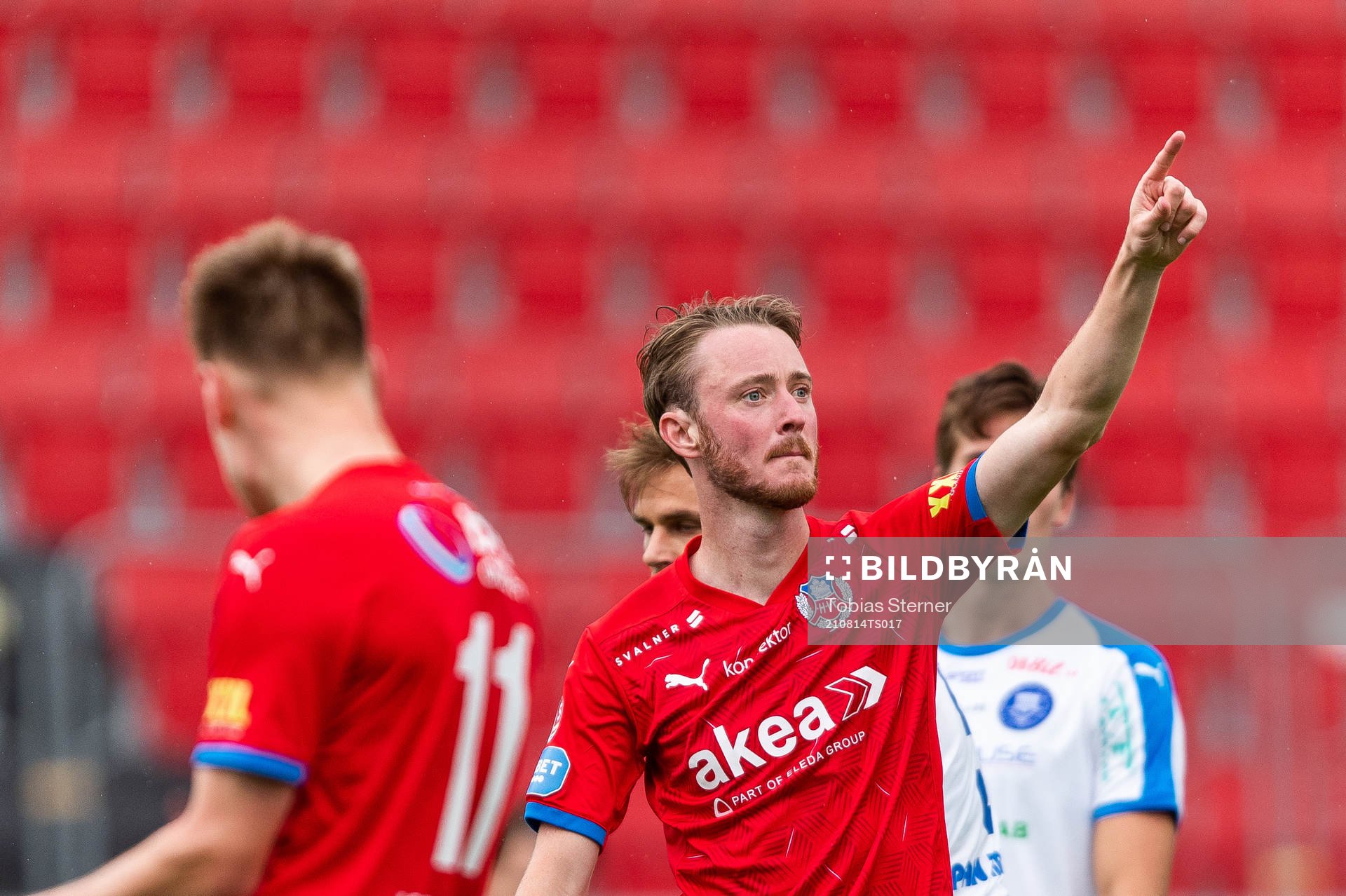 Helsingborgs Rasmus Jönsson jublar