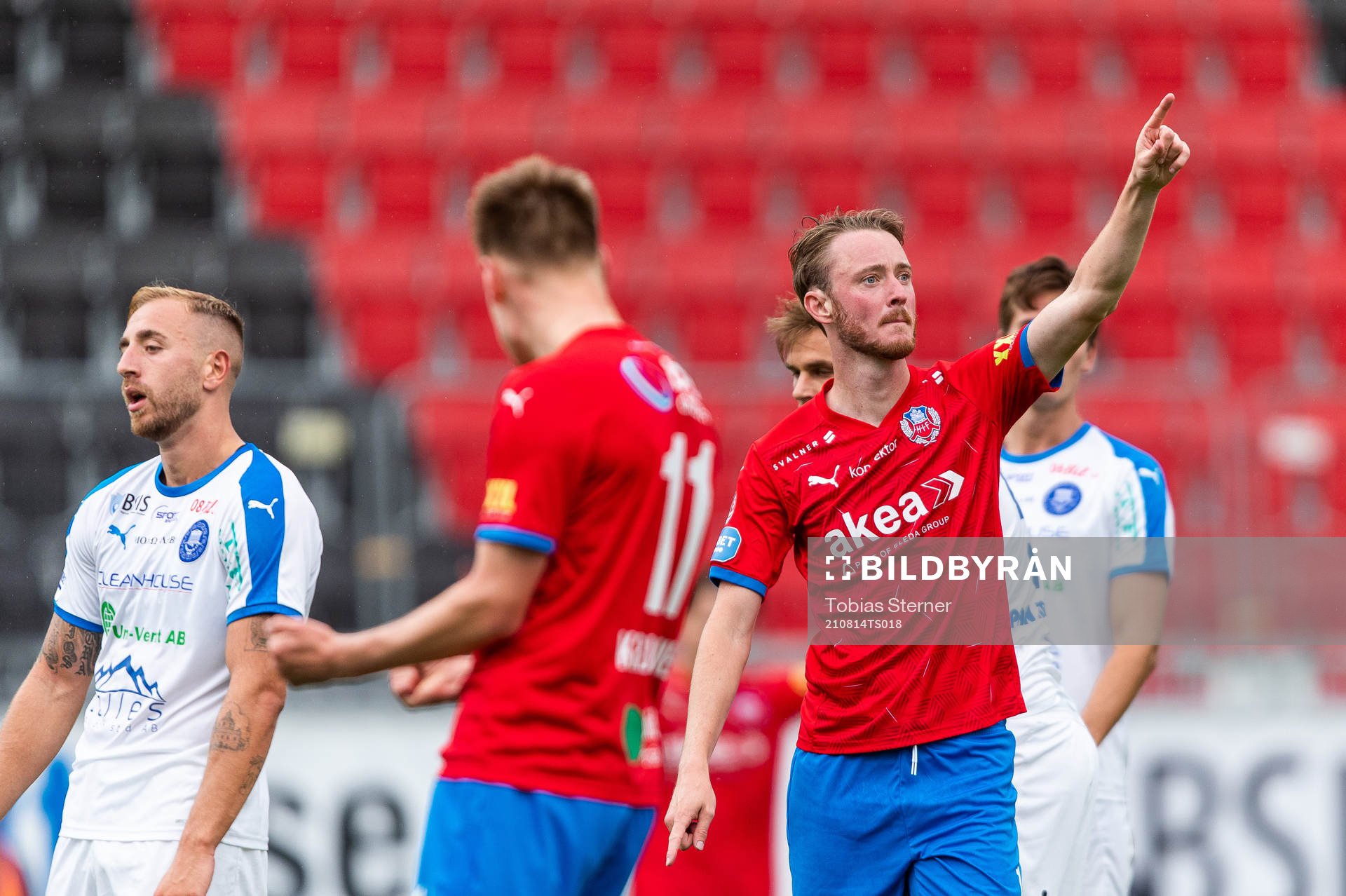 Helsingborgs Rasmus Jönsson jublar