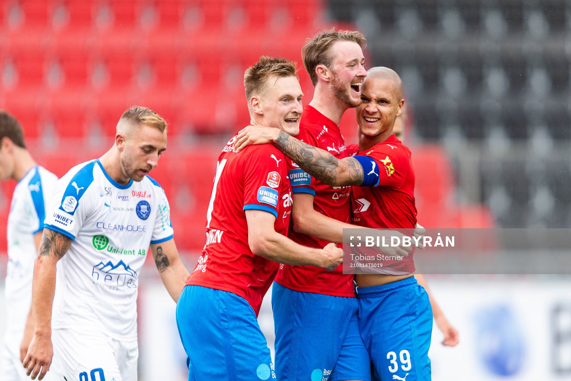 Helsingborgs Rasmus Karjalainen och Anthony van