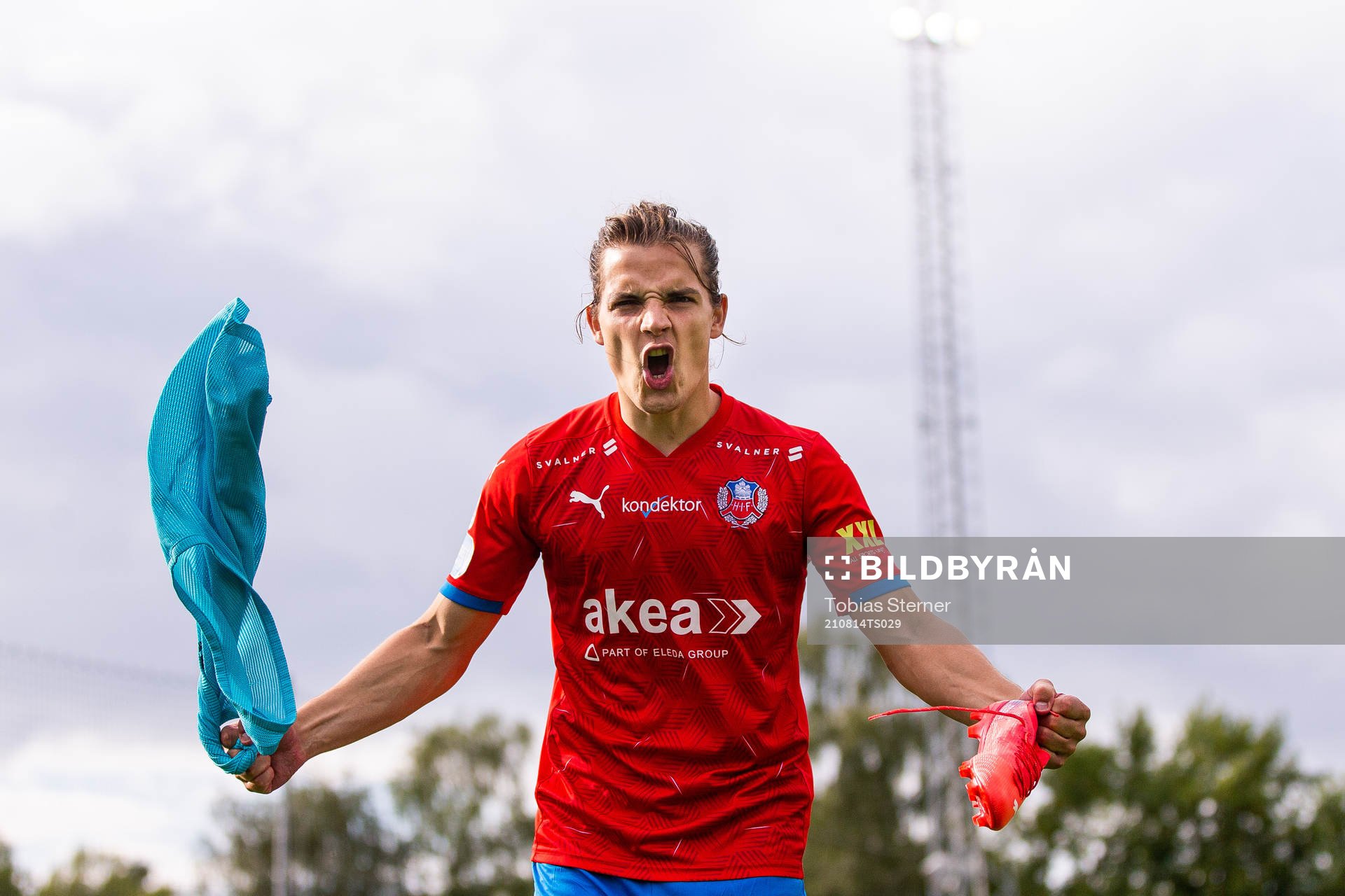 Helsingborgs Brandur Hendriksson Olsen jublar