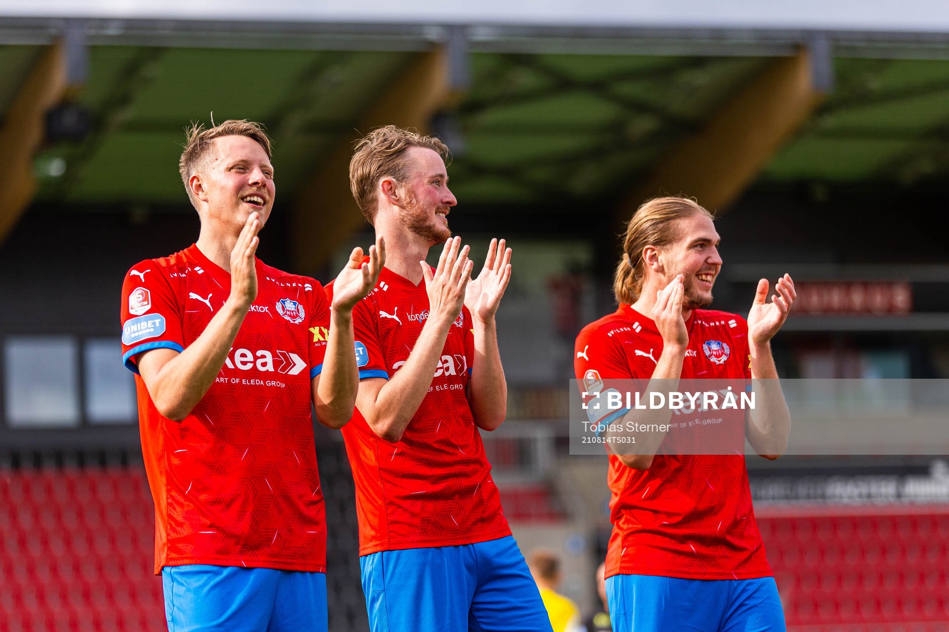 Helsingborgs Viktor Lundberg, Rasmus Jönsson och Charlie