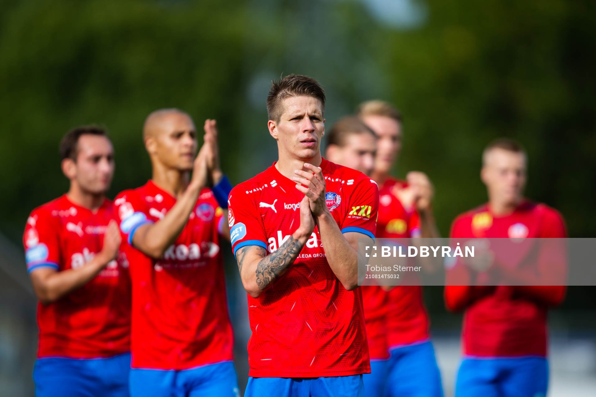 Helsingborgs Bödvar Bödvarsson jublar