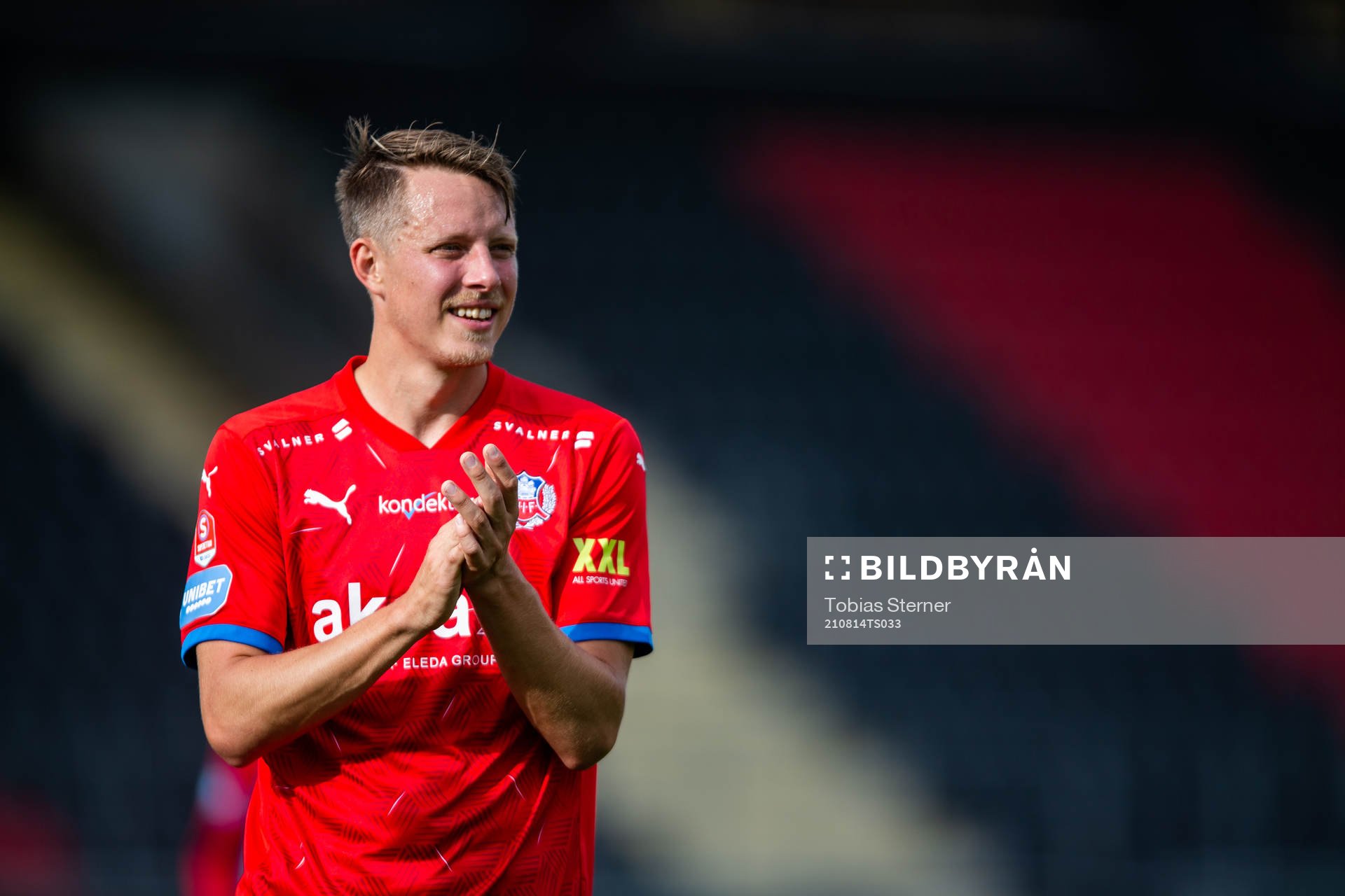 Helsingborgs Viktor Lundberg jublar