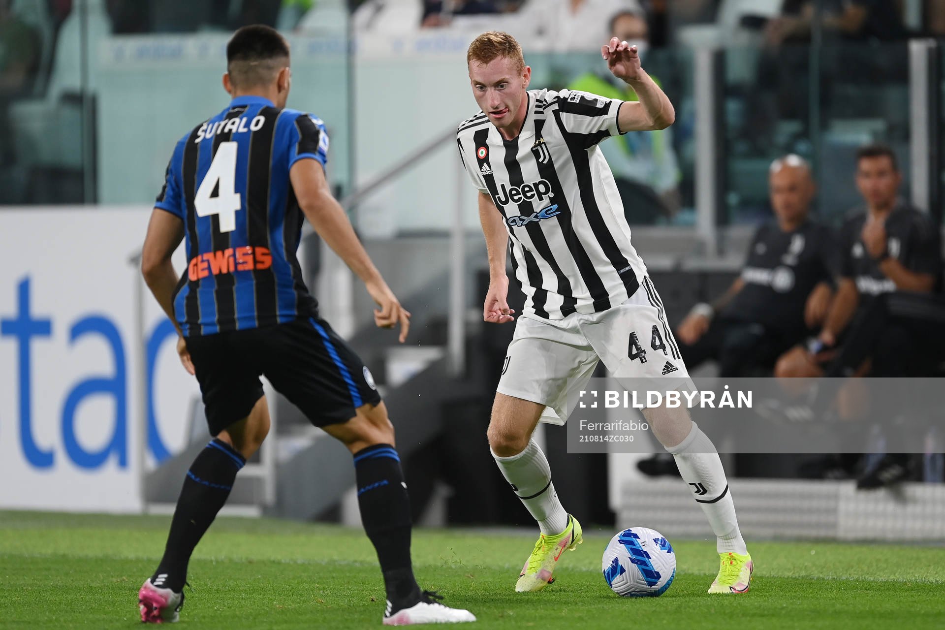 Juventus Dejan Kulusevski och Atalantas Bosko Sutalo