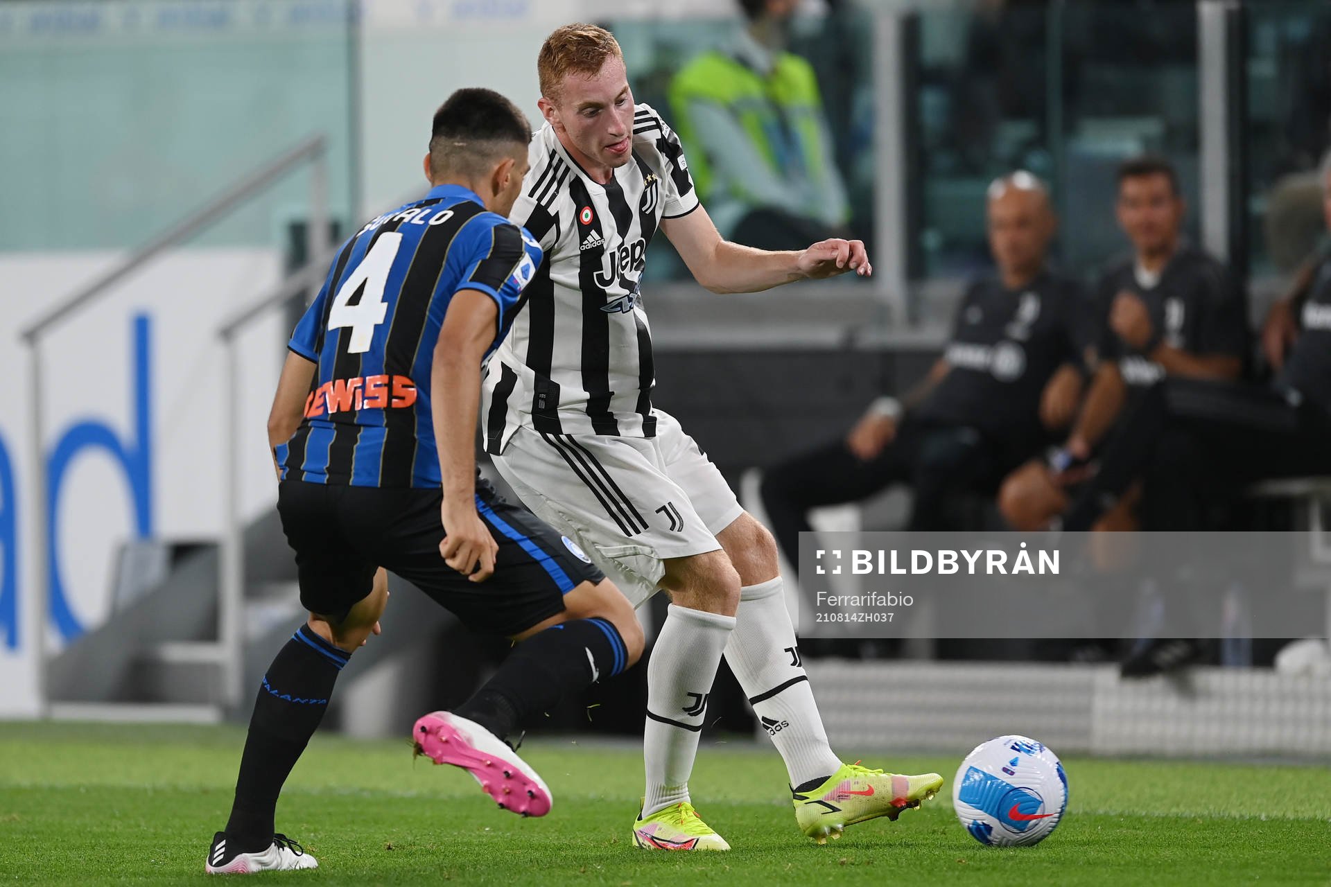 Juventus Dejan Kulusevski och Atalantas Bosko Sutalo
