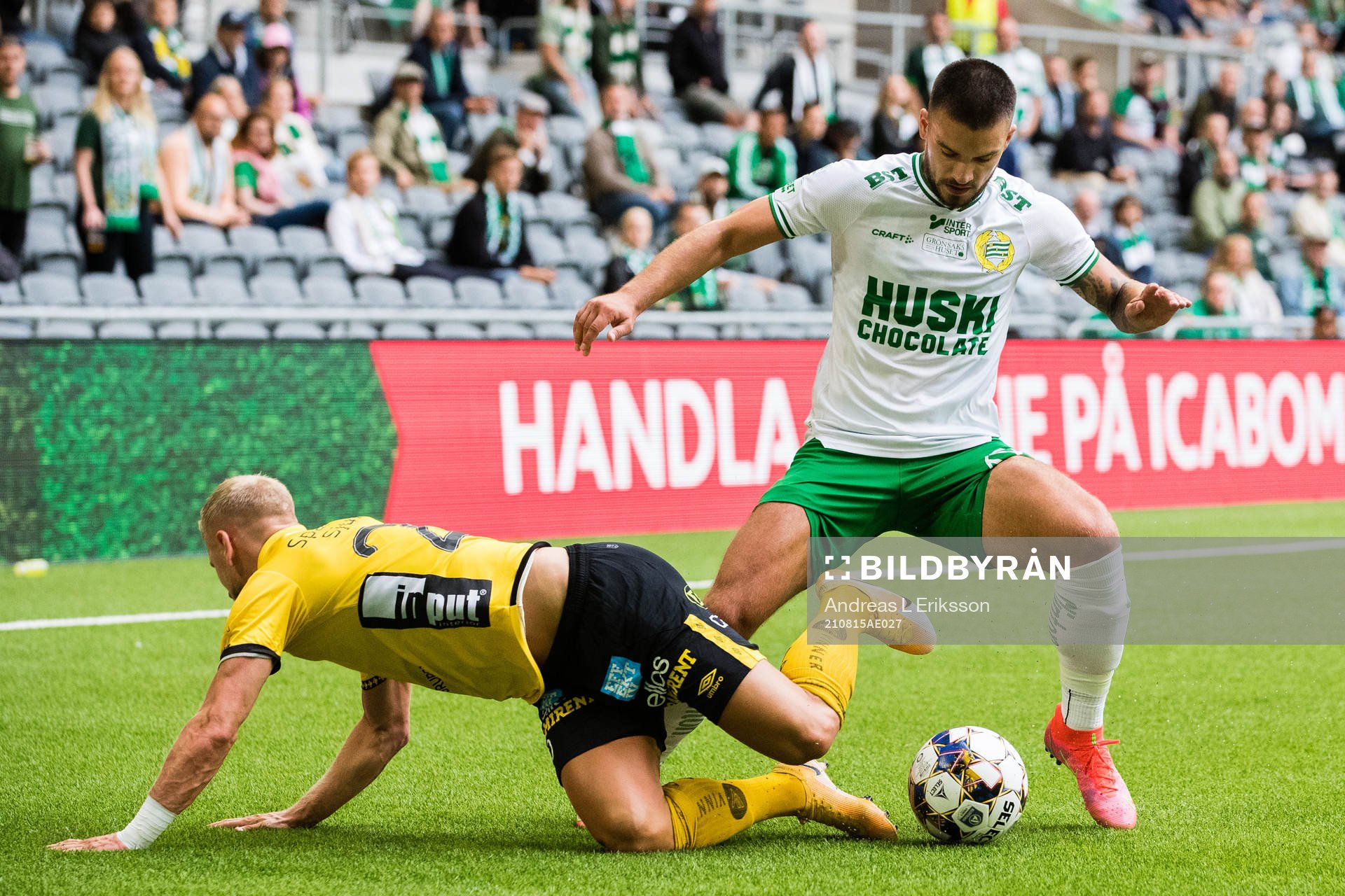 Elfsborgs Simon Strand och Hammarbys Vladimir Rodic