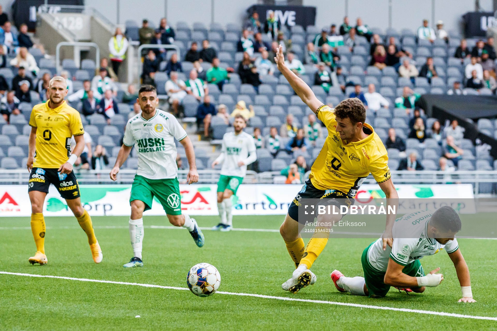 Hammarbys Astrit Selmani och Elfsborgs Christopher McVey