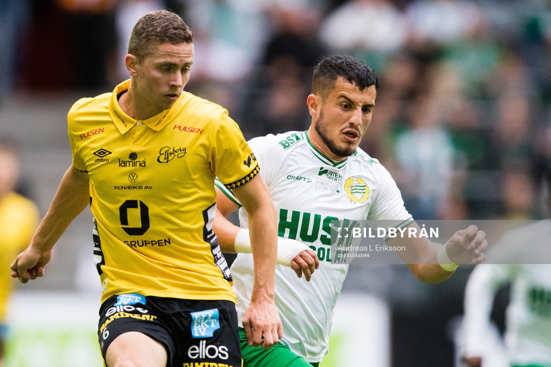 Elfsborgs André Rømer och Hammarbys Astrit Selmani