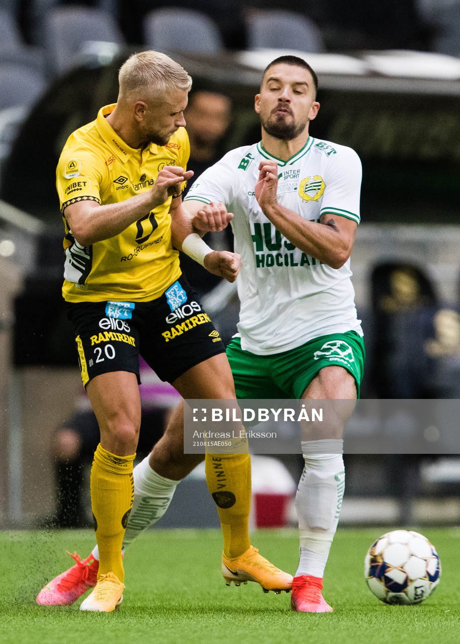 Elfsborgs Simon Strand och Hammarbys Vladimir Rodic
