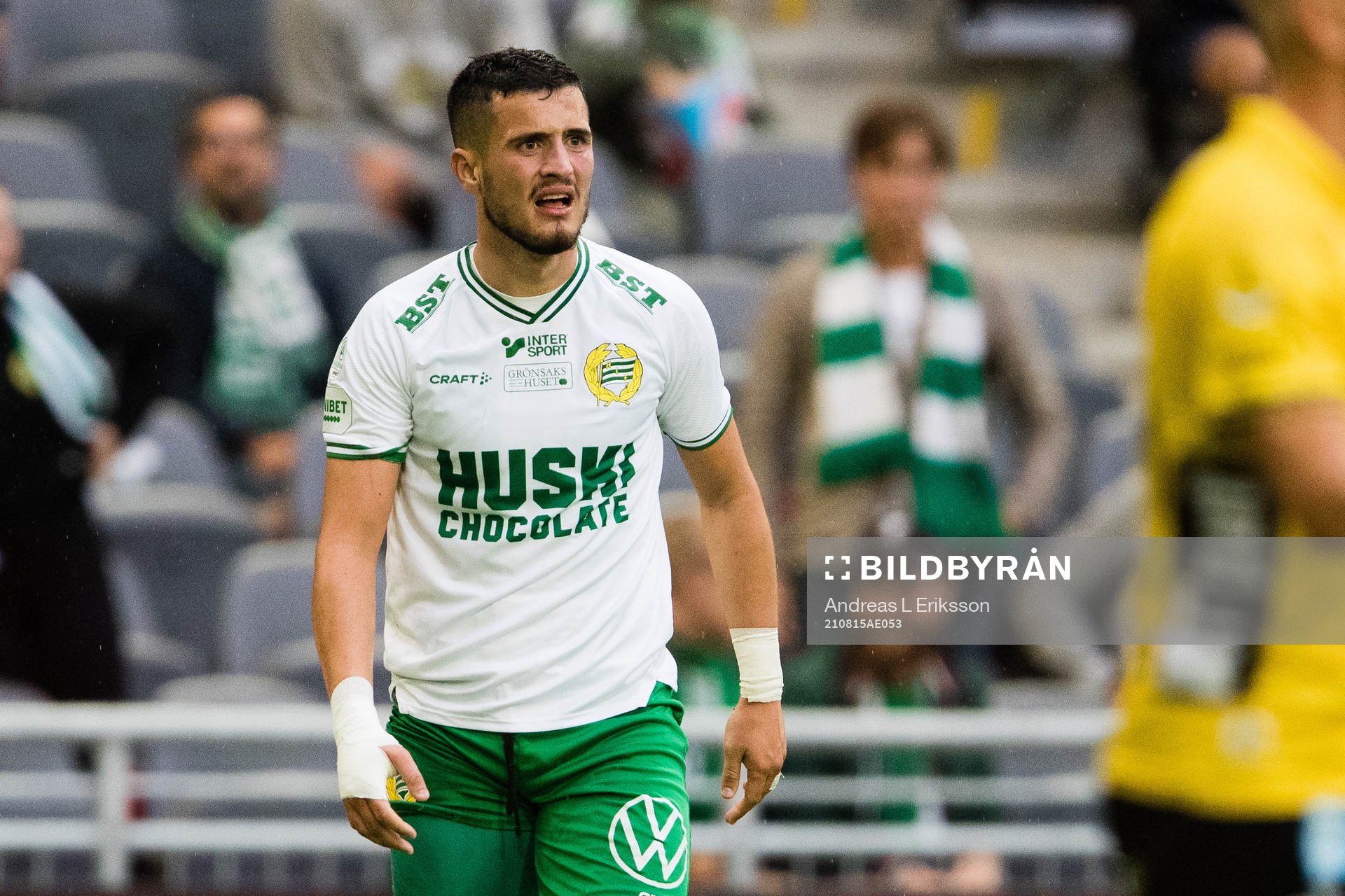 Hammarbys Astrit Selmani deppar