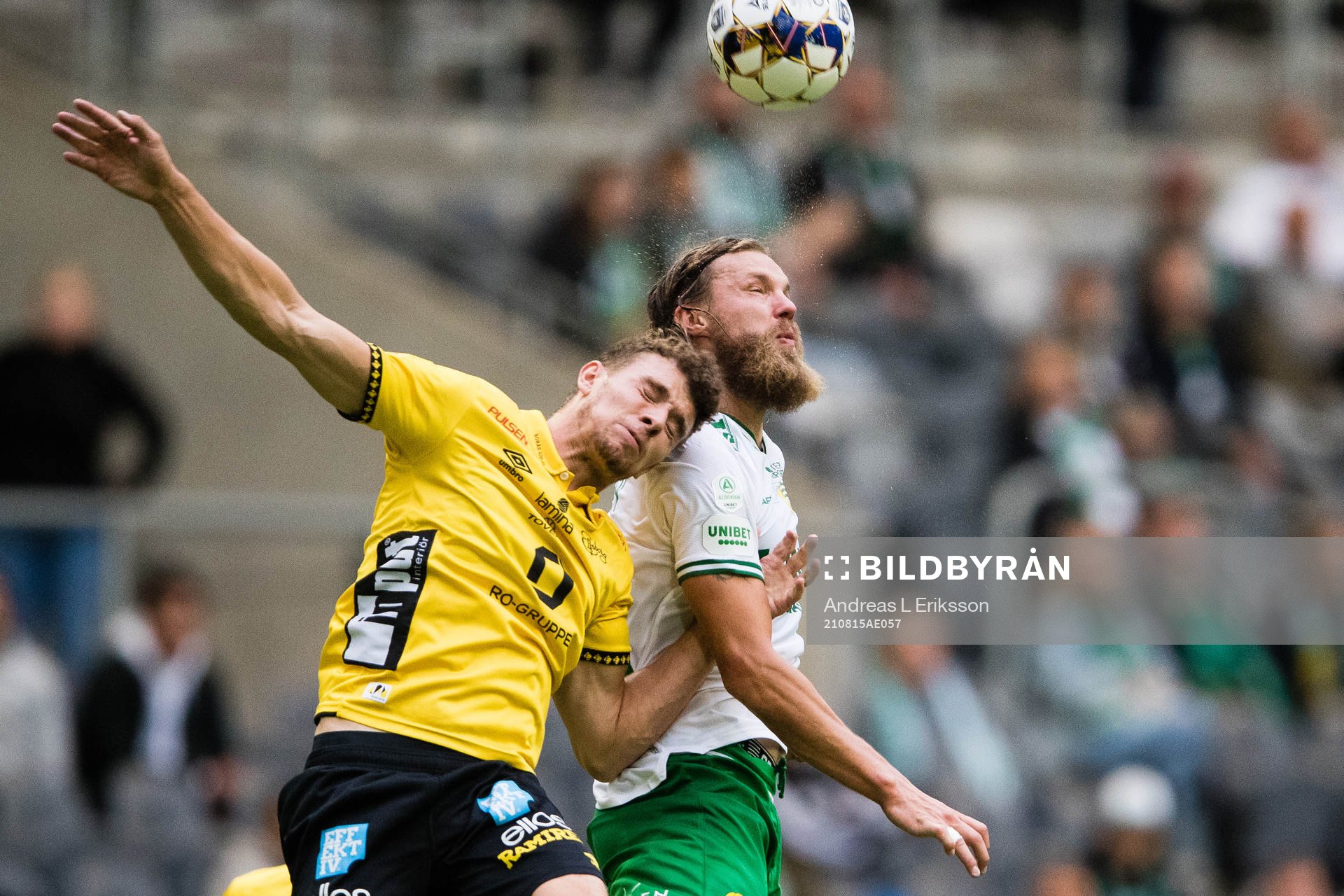 Elfsborgs Christopher McVey och Hammarbys Bjørn Paulsen