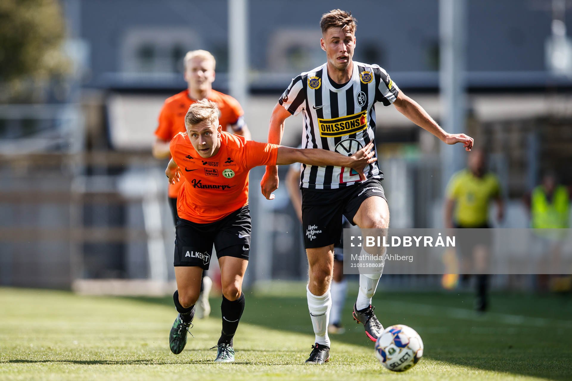 Västerås Simon Gefvert och Landskronas Filip Olsson