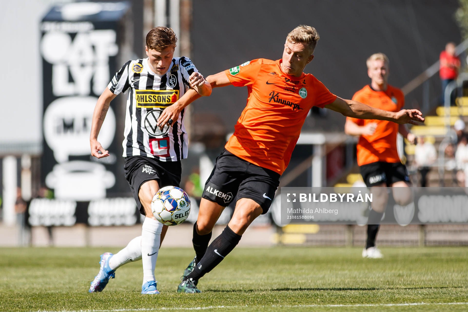 Landskronas Kevin Jensen och Västerås Simon Gefvert