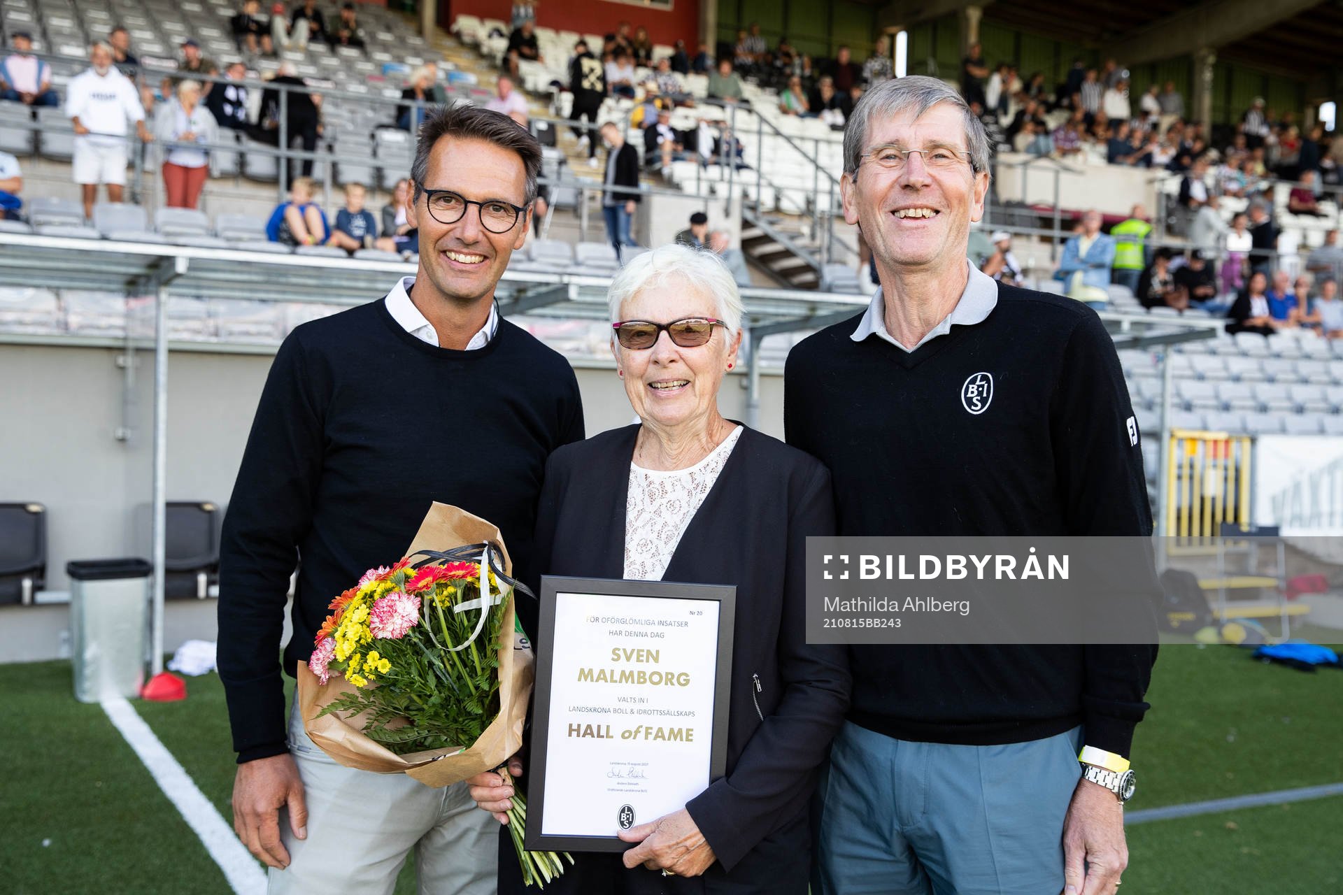 Landskronas ordförande Anders Ekblad, Berit Malmborg och