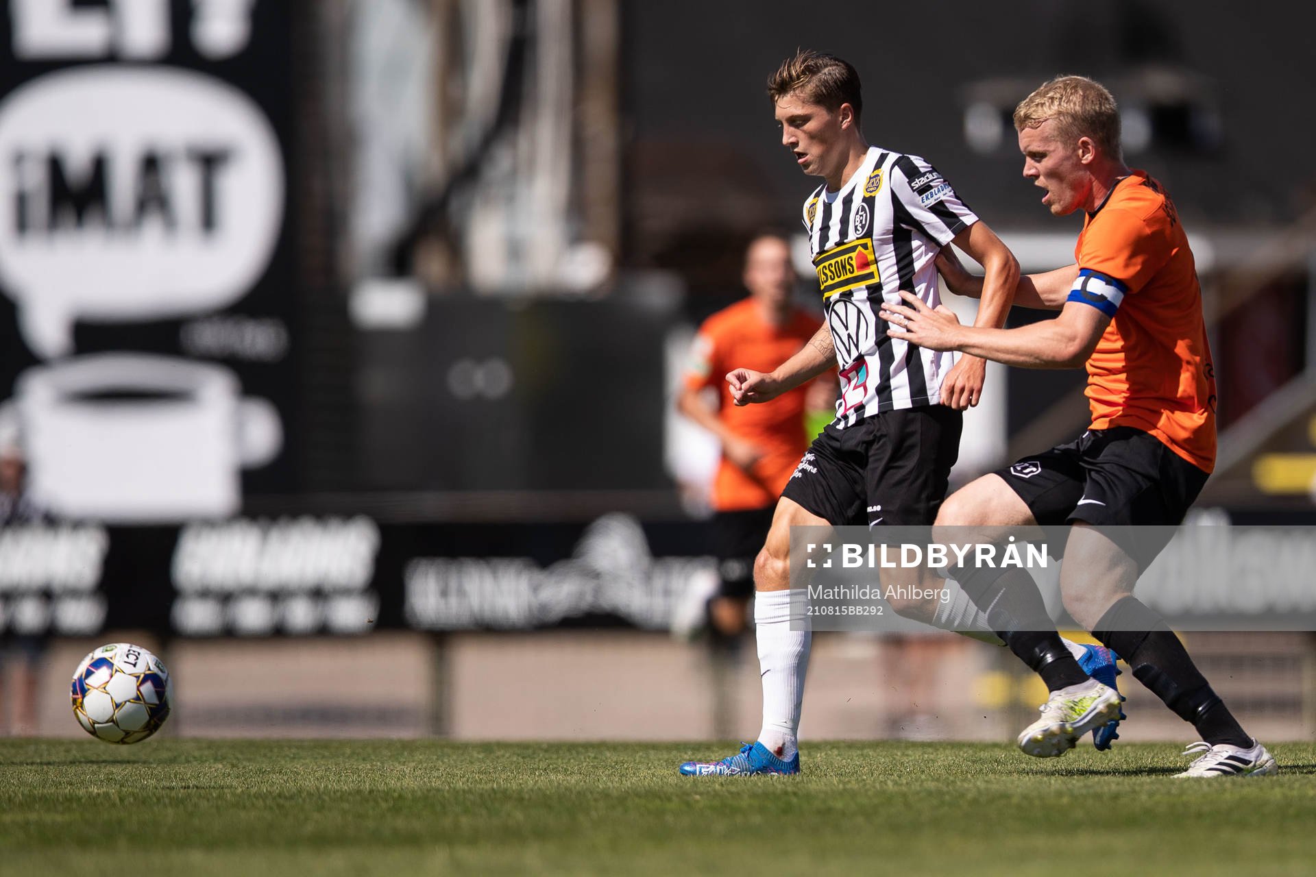 Landskronas Kevin Jensen och Västerås Simon Johansson