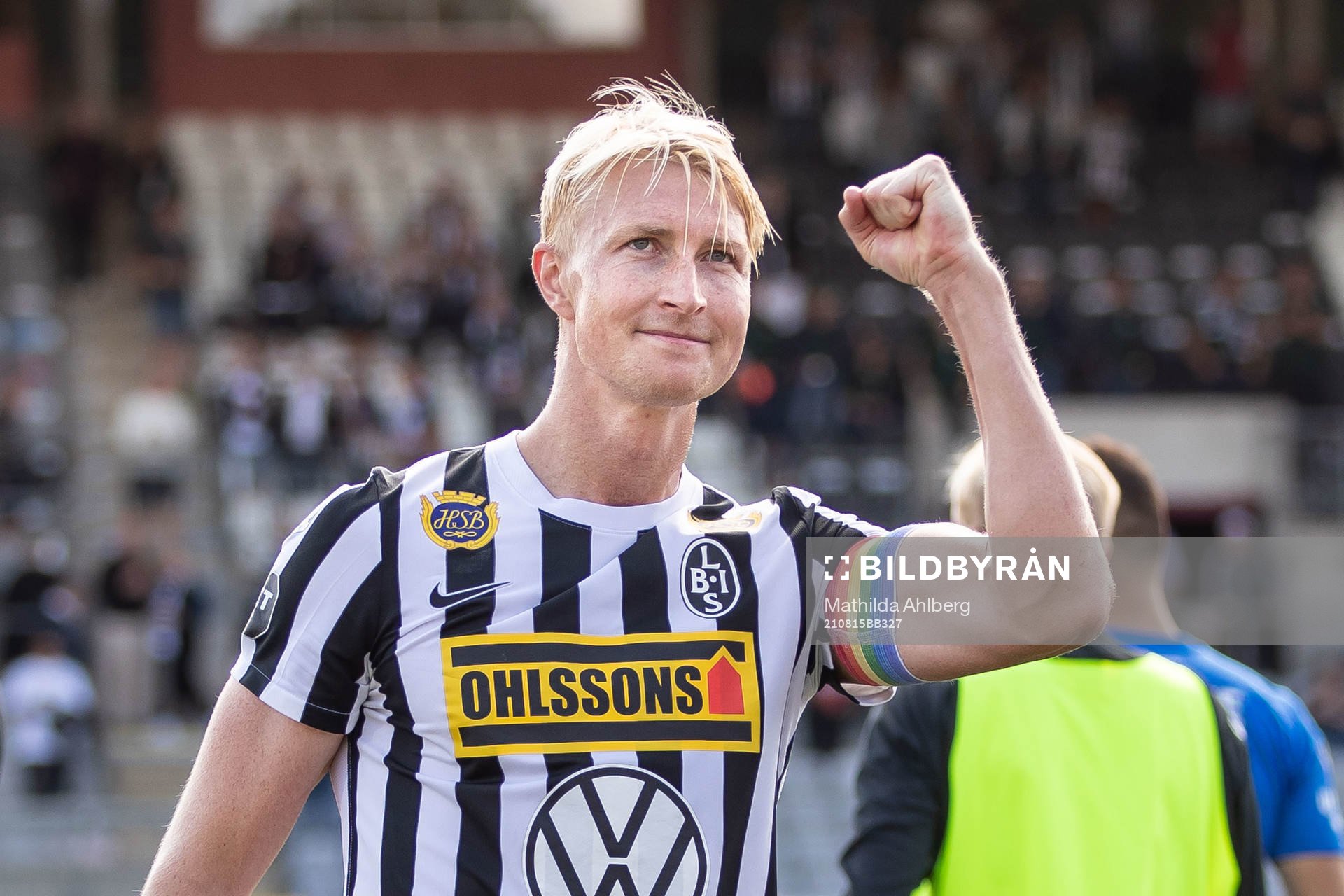 Landskronas Viktor Wihlstrand jublar
