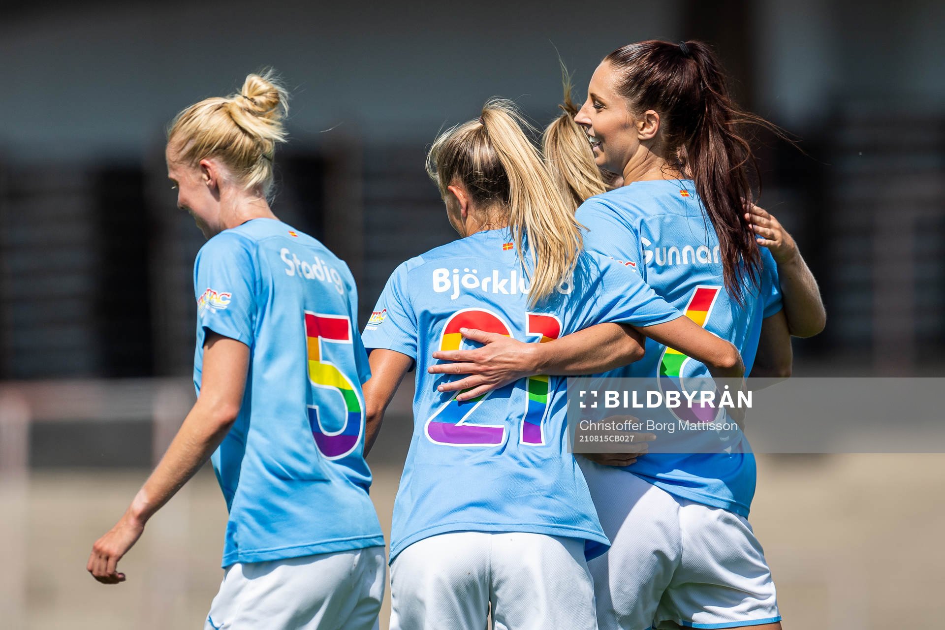 Malmö FFs Malin Gunnarsson jublar