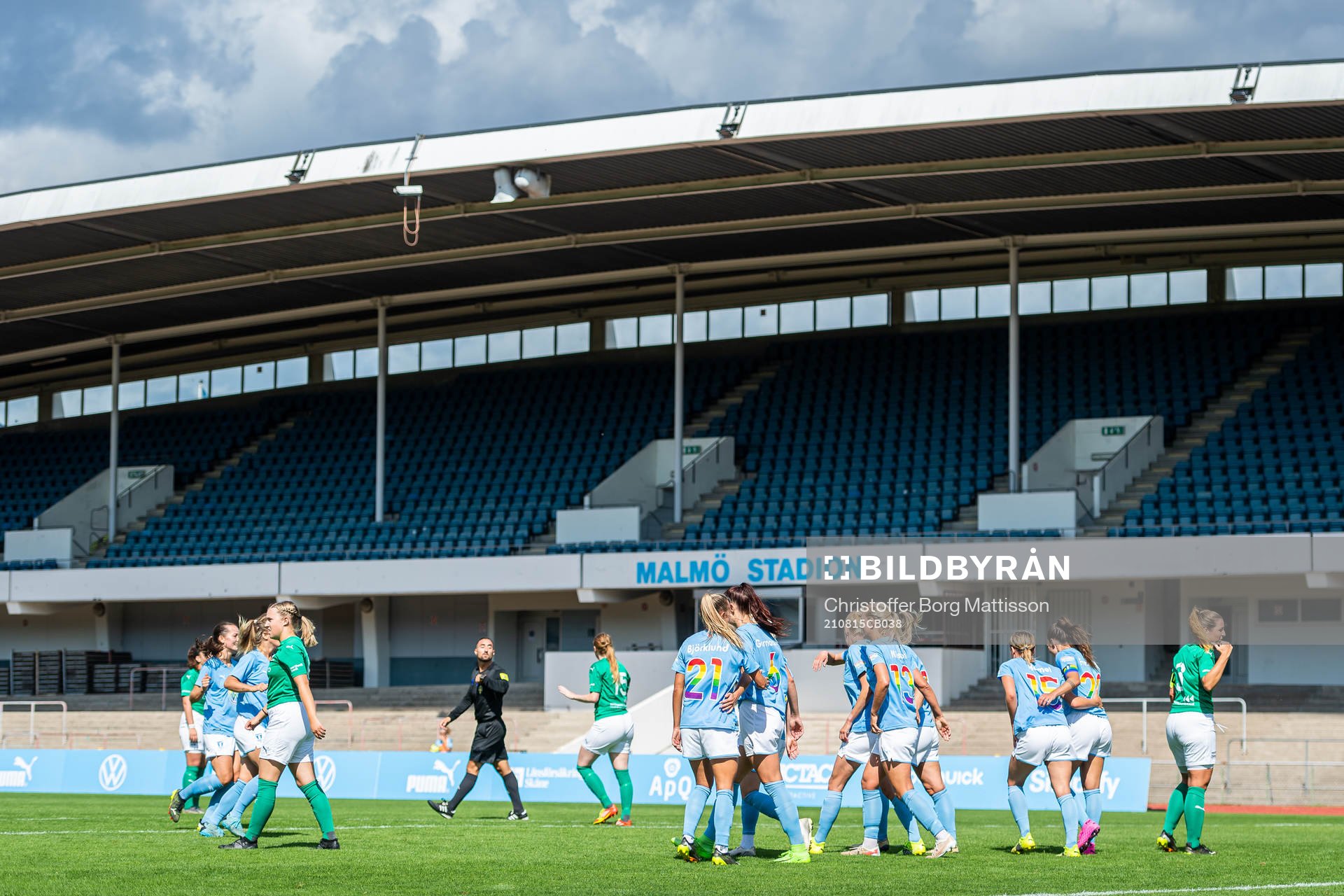 Malmö FFs spelare jublar