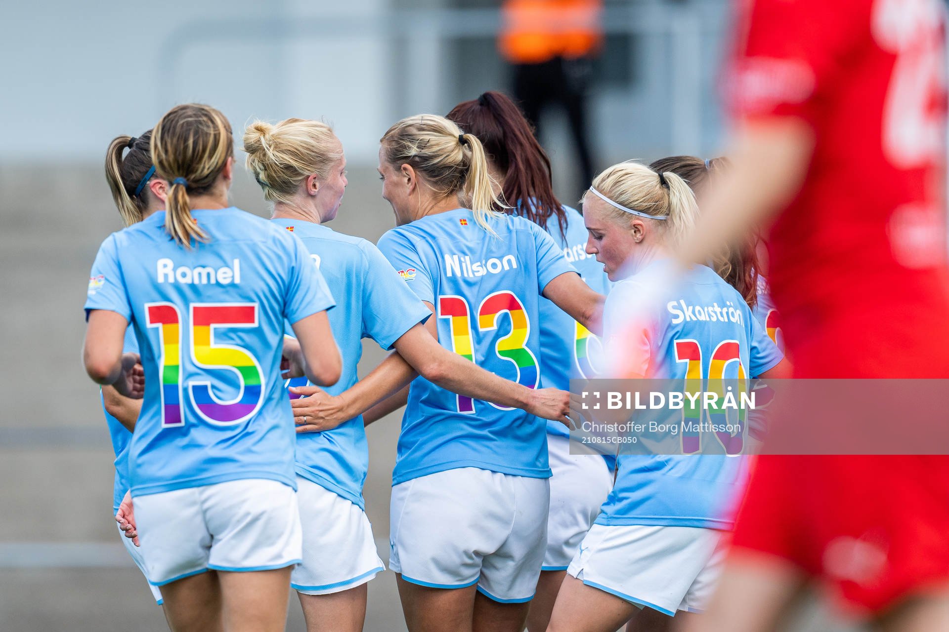 Malmö FFs spelare jublar