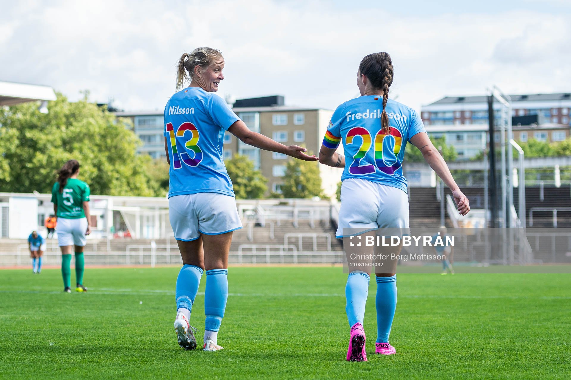 Malmö FFs Annelie Nilsson och Saga Fredriksson