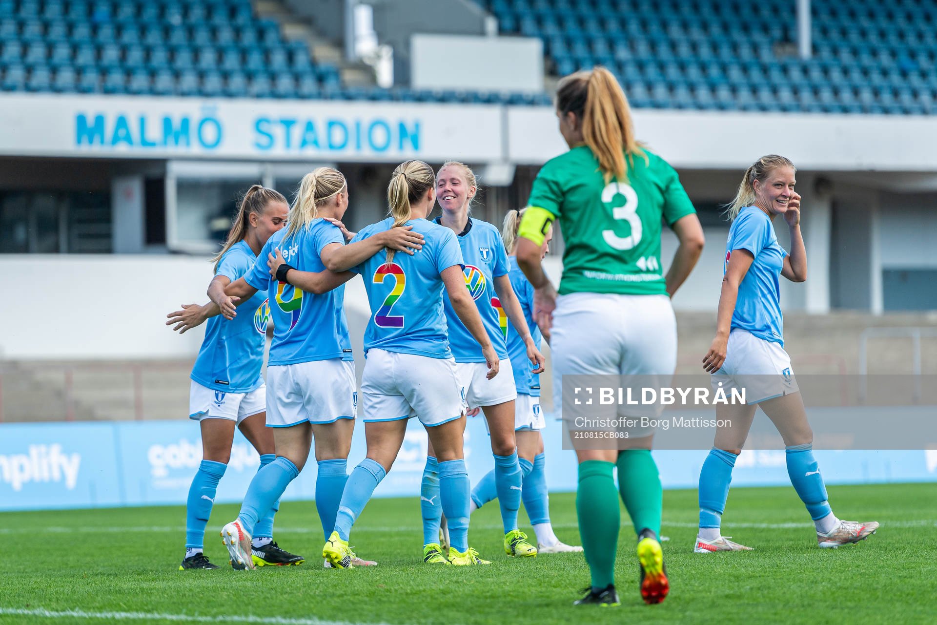 Malmö FFs spelare jublar