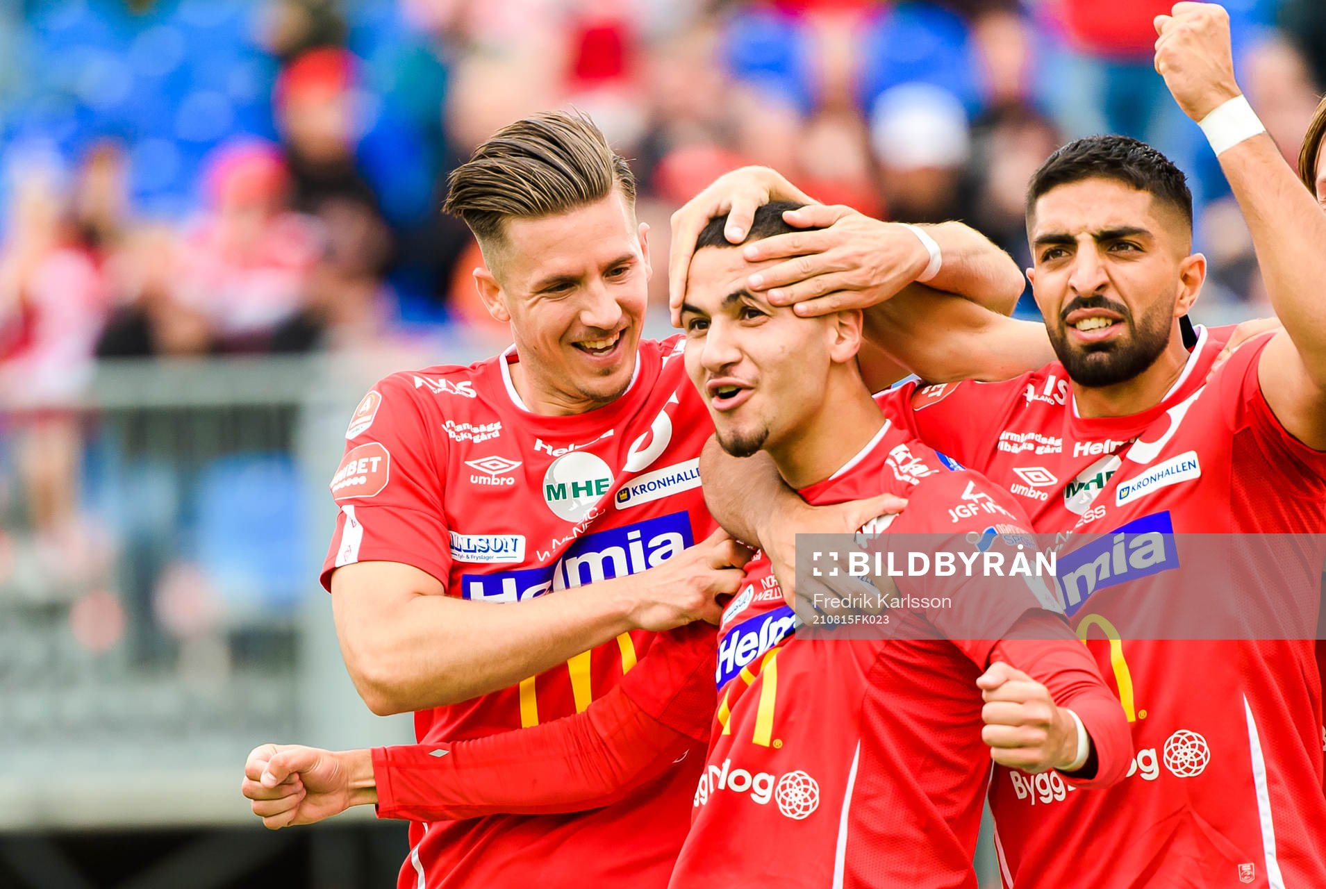Degerfors Daniel Janevski, Abdelrahman Saidi och Sean